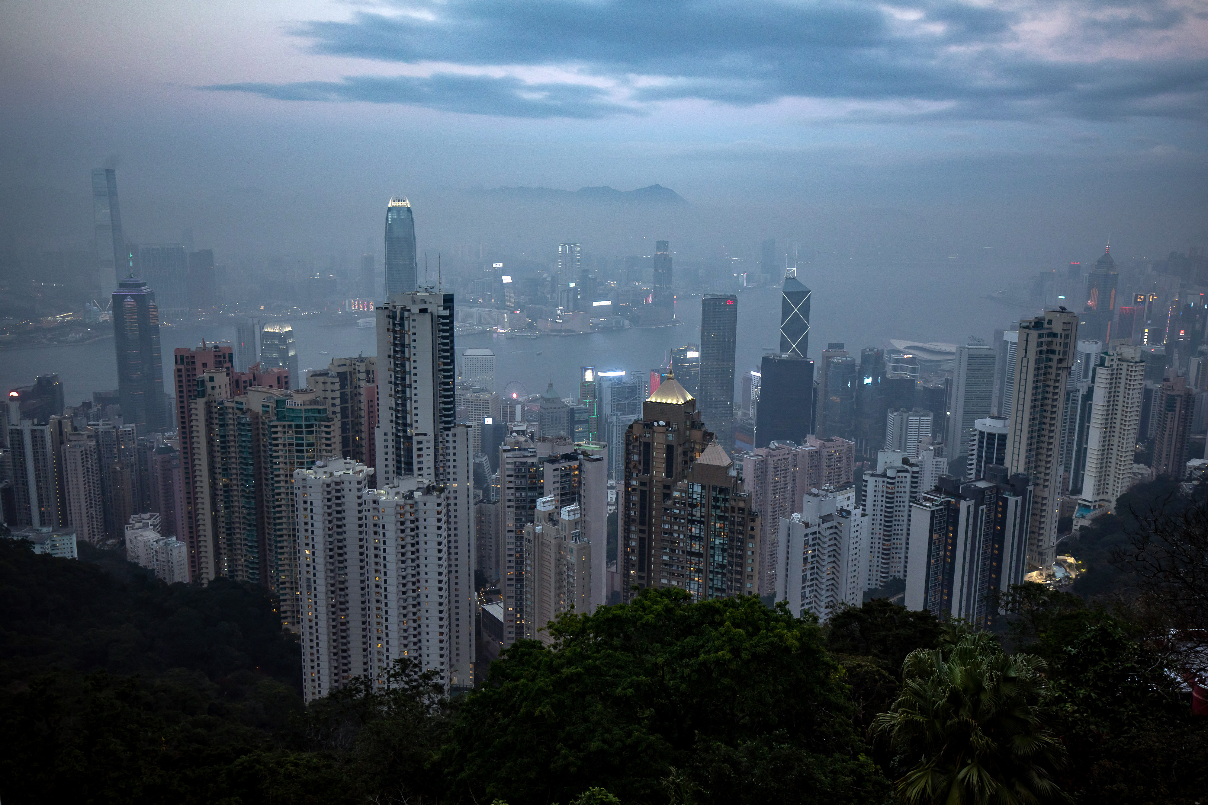 A view of Hong Kong’s skyline from Victoria Peak on January 27. As the city battles a Covid-19 outbreak, the 2022-23 budget delivered in February offered some relief for struggling businesses and signalled future opportunities for growth. Photo: Bloomberg