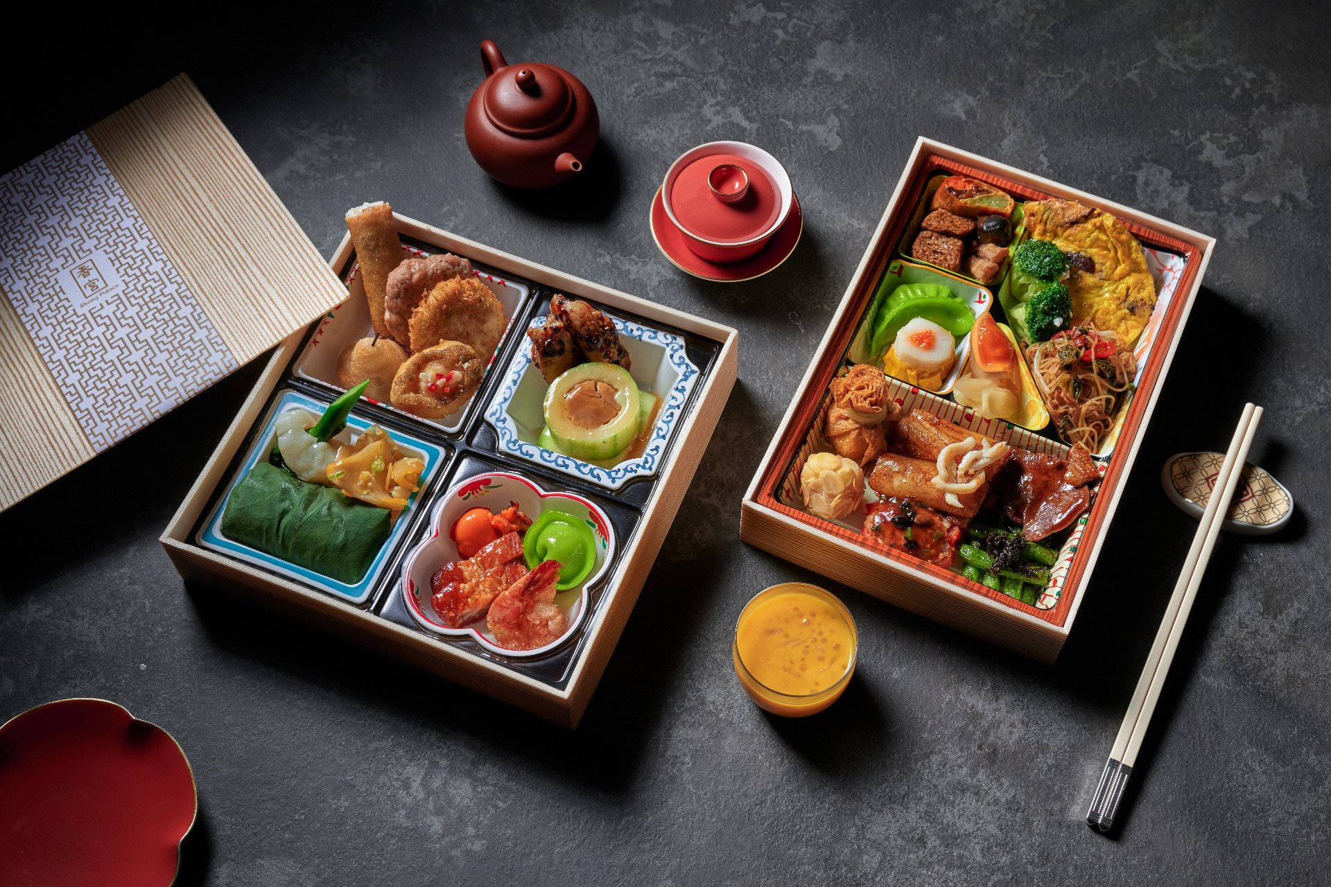 A Michelin-approved takeaway meal box from Hong Kong’s Shang Palace. Photo: Shang Palace