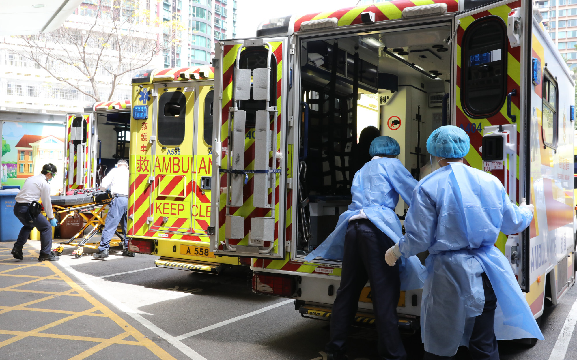 Emergency services in Hong Kong have been overwhelmed by a flood of Covid-19 patients. Photo: Jelly Tse