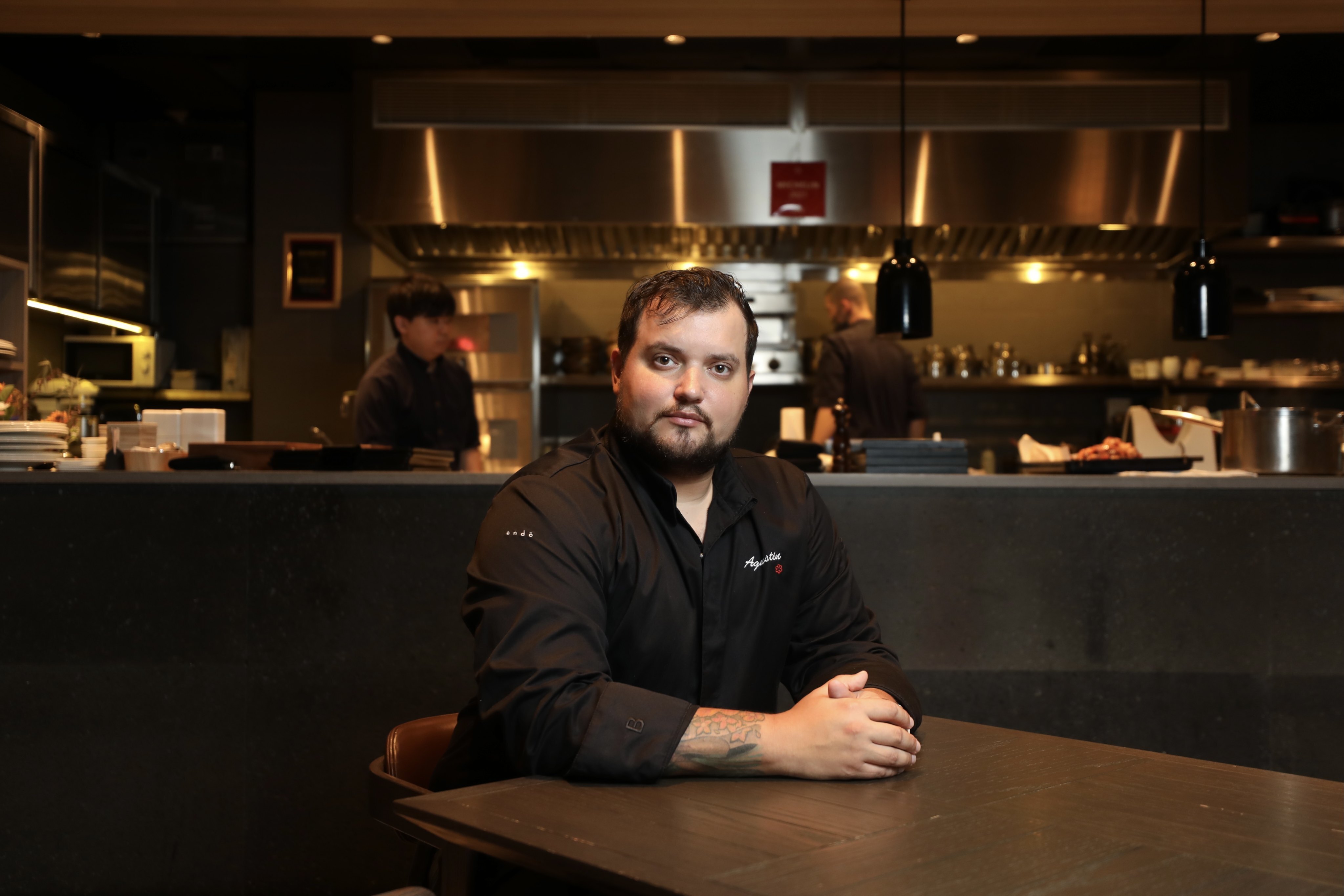 Ando s chef Agustin Balbi on planning to the second in his Hong