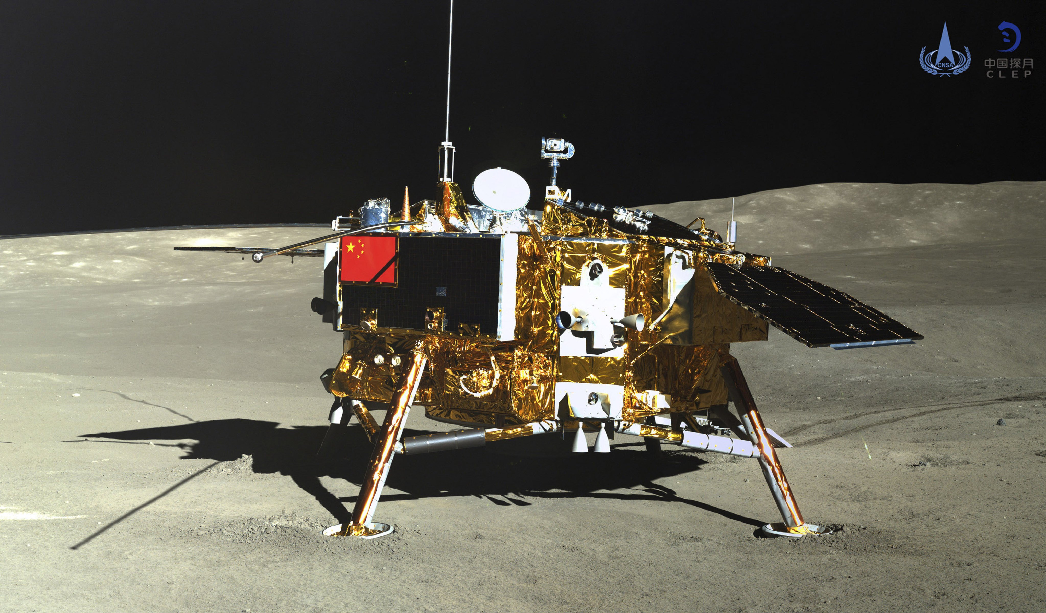 The Chang’e 4 mission saw China put a lander on the far side of the moon. Photo: AP