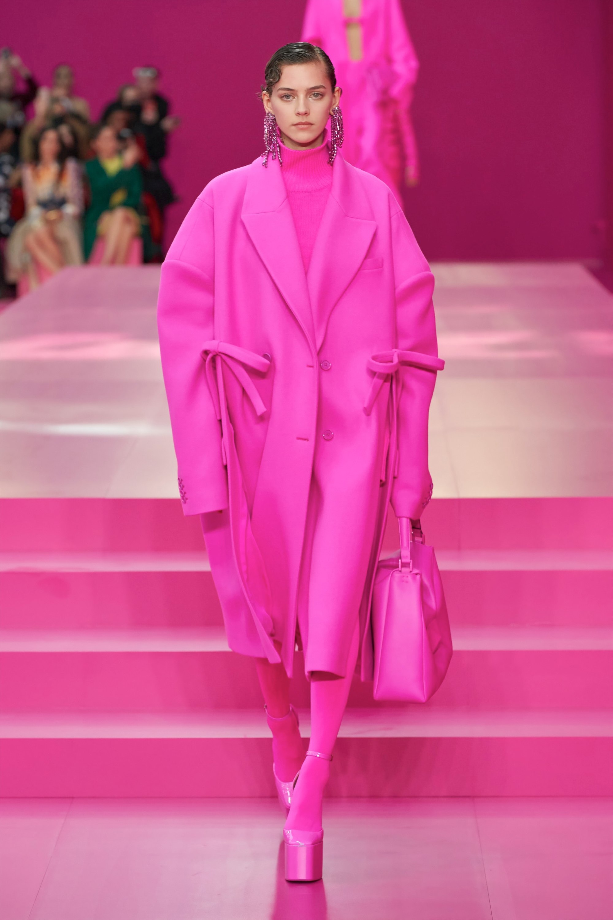 Designer Jonathan Anderson walks on the runway at the Loewe fashion show  during Fall/Winter 2022 Collections Fashion Show at Paris Fashion Week in  Paris, France on March 4 2022. (Photo by Jonas
