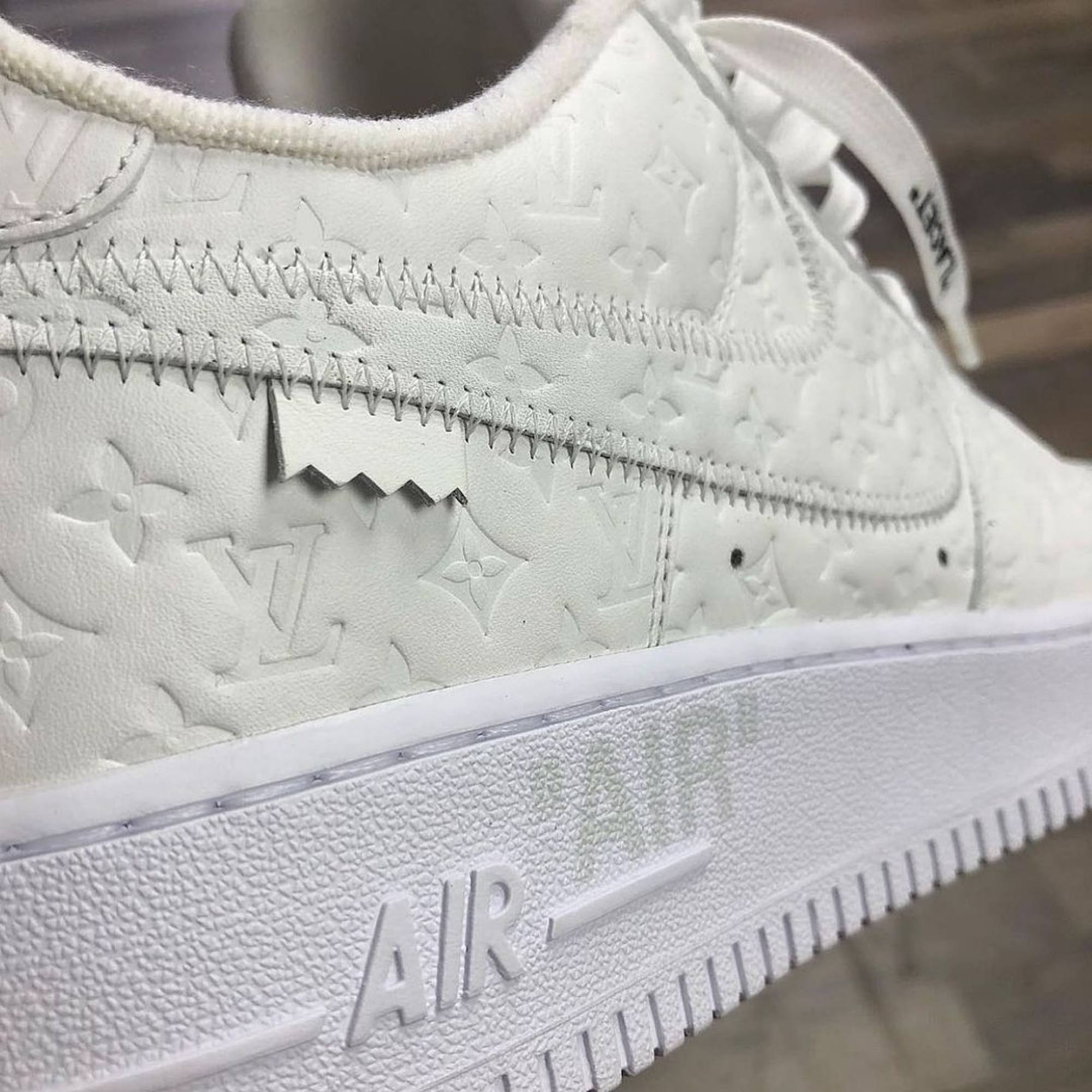 A Whole Bunch Of Louis Vuitton x Nike Air Force 1s Have Been