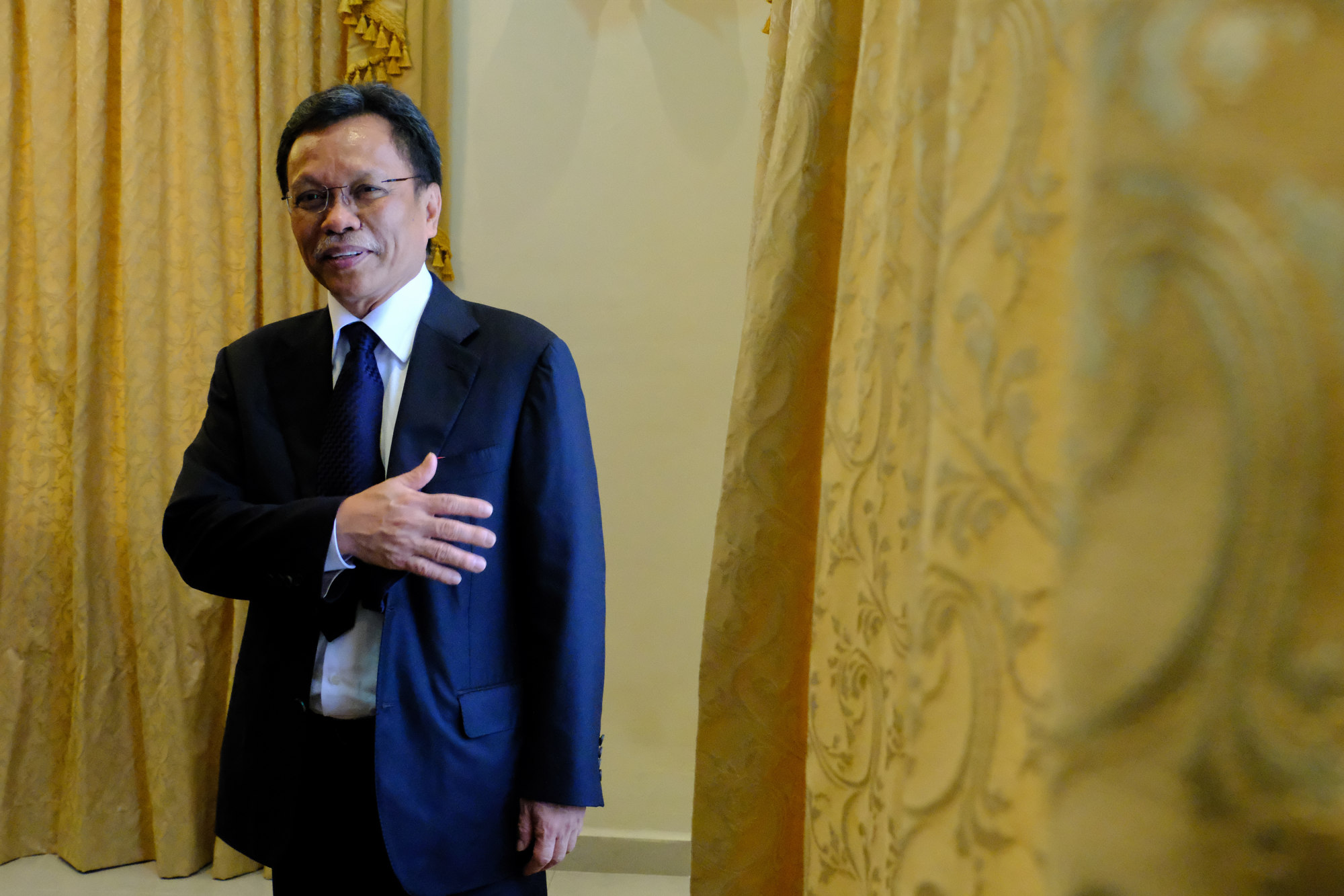 Shafie Apdal, head of the Warisan Party, stands for a photograph in Kuala Lumpur, Malaysia, in July 2020. Photo Bloomberg