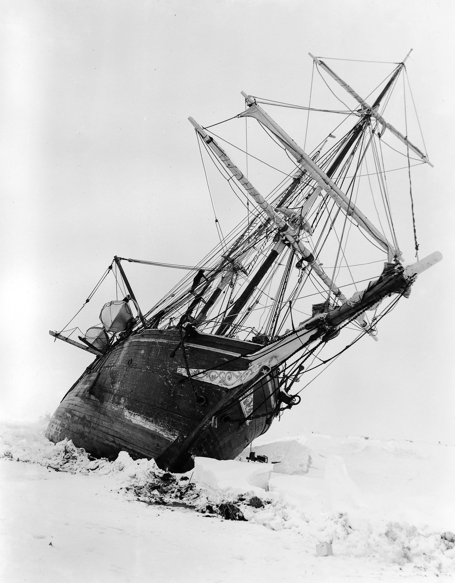 Endurance was discovered at a depth of 3,000 metres in the Weddell Sea, about 6km from where it was slowly crushed by pack ice in 1915. File photo: AP