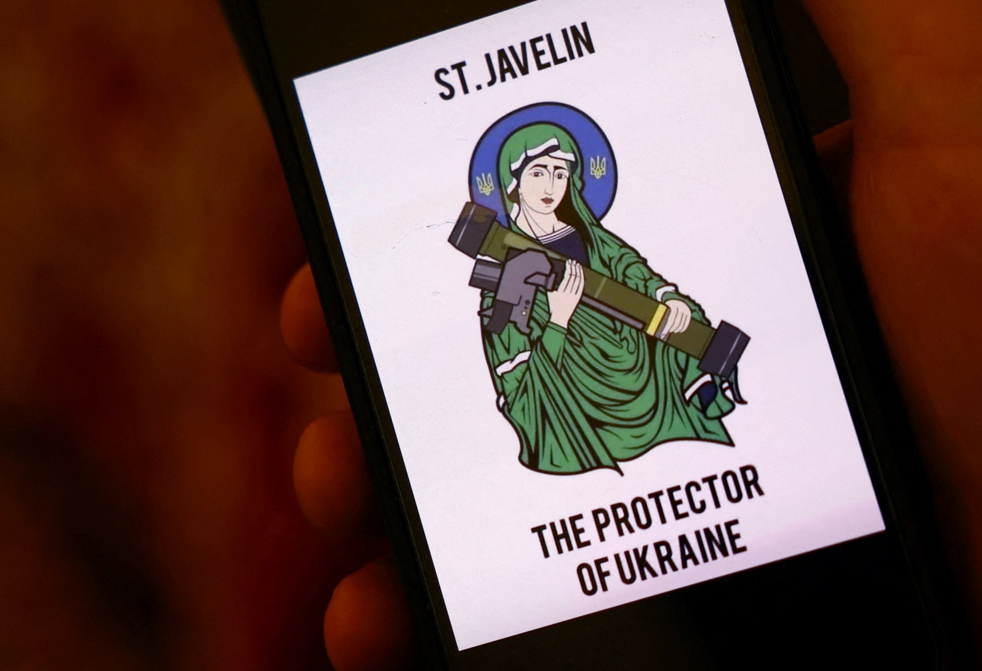 Russia’s most modern tanks have proved vulnerable to ‘St Javelin’, as a Ukrainian meme has dubbed the US-made weapons. Photo: Reuters