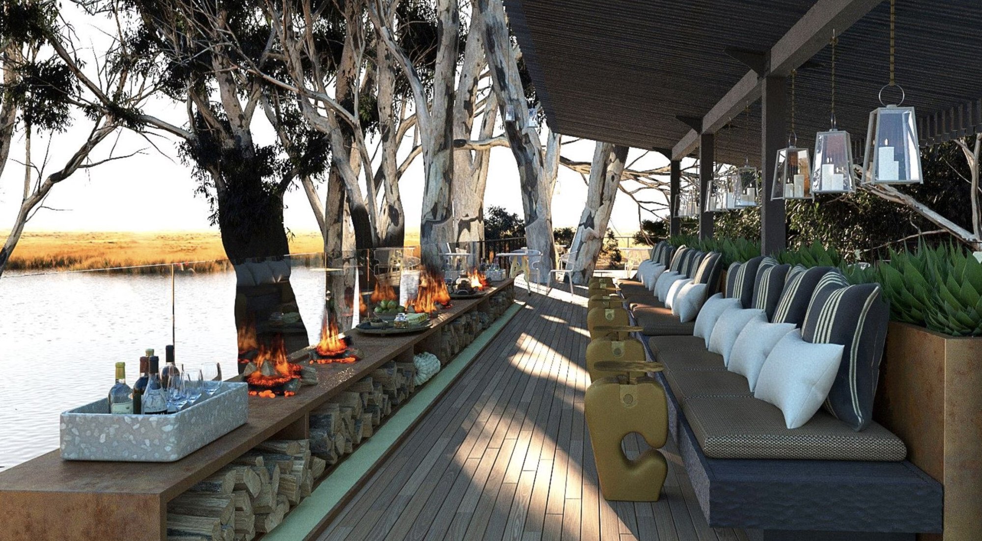 The Homestead at the Nambiti Private Game Reserve.