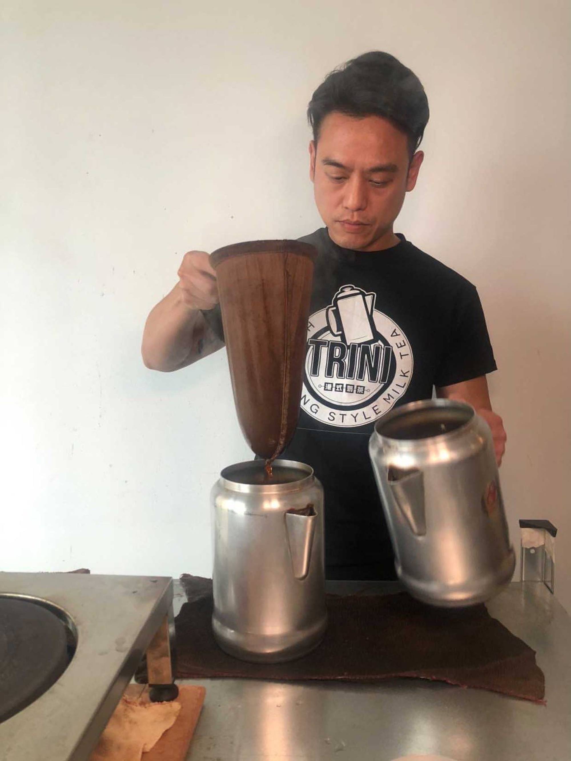 Eric Wong has started a business called Trini Hong Kong Style Milk Tea. Photo: Handout
