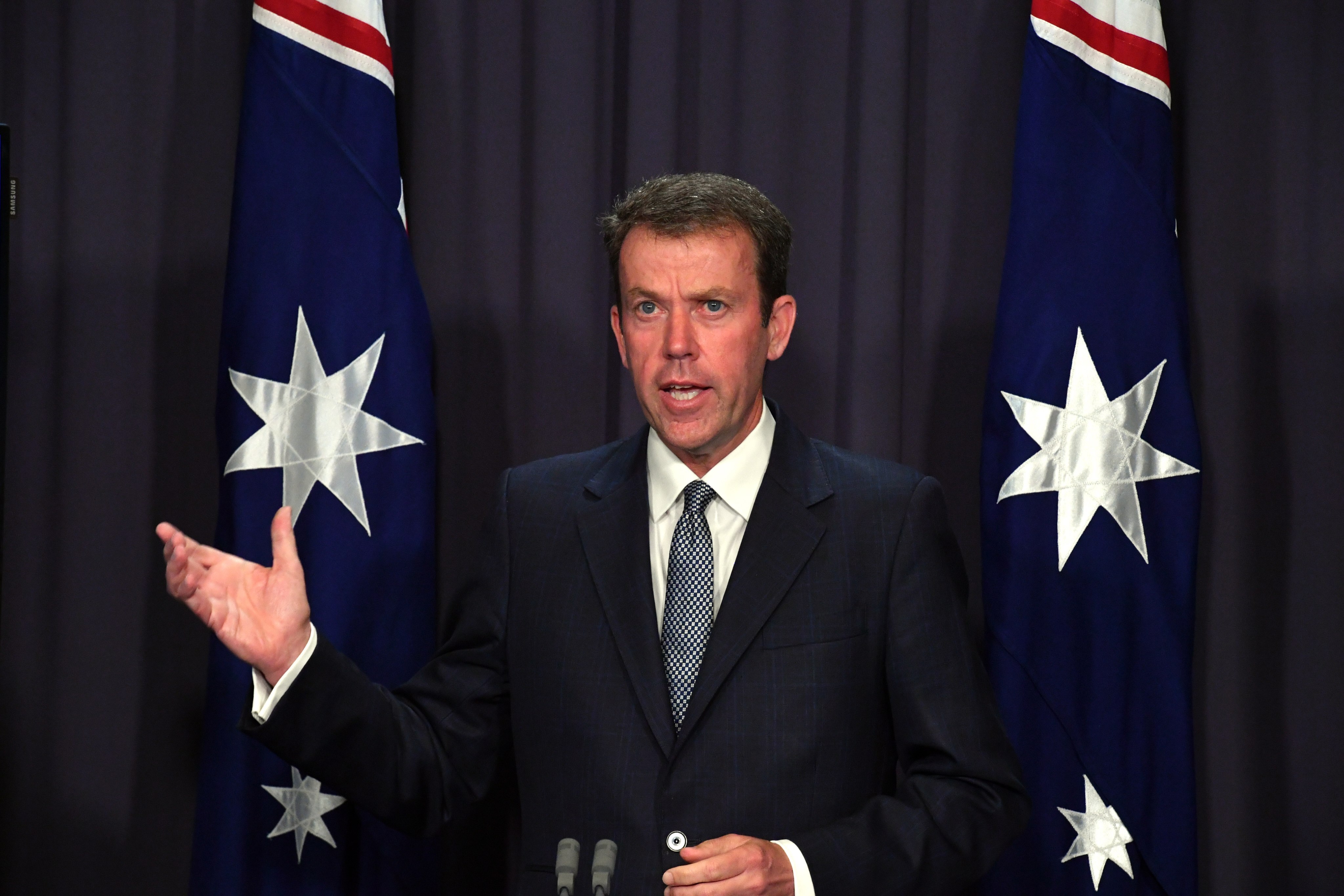 Australian Trade Minister Dan Tehan. Photo: EPA