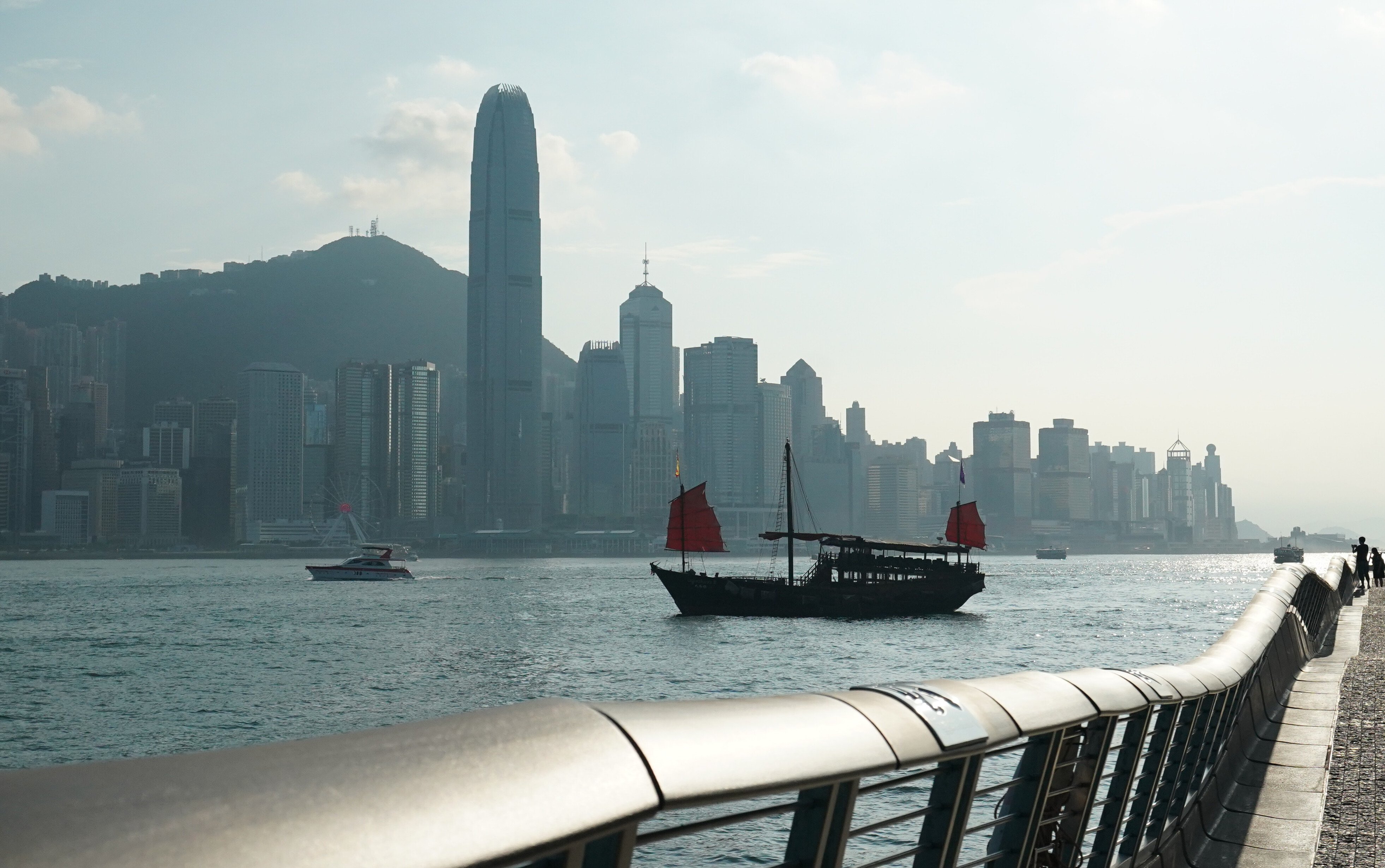 Hong Kong’s famed skyline seen from the waterfront on September 9, 2021. Photo: Felix Wong