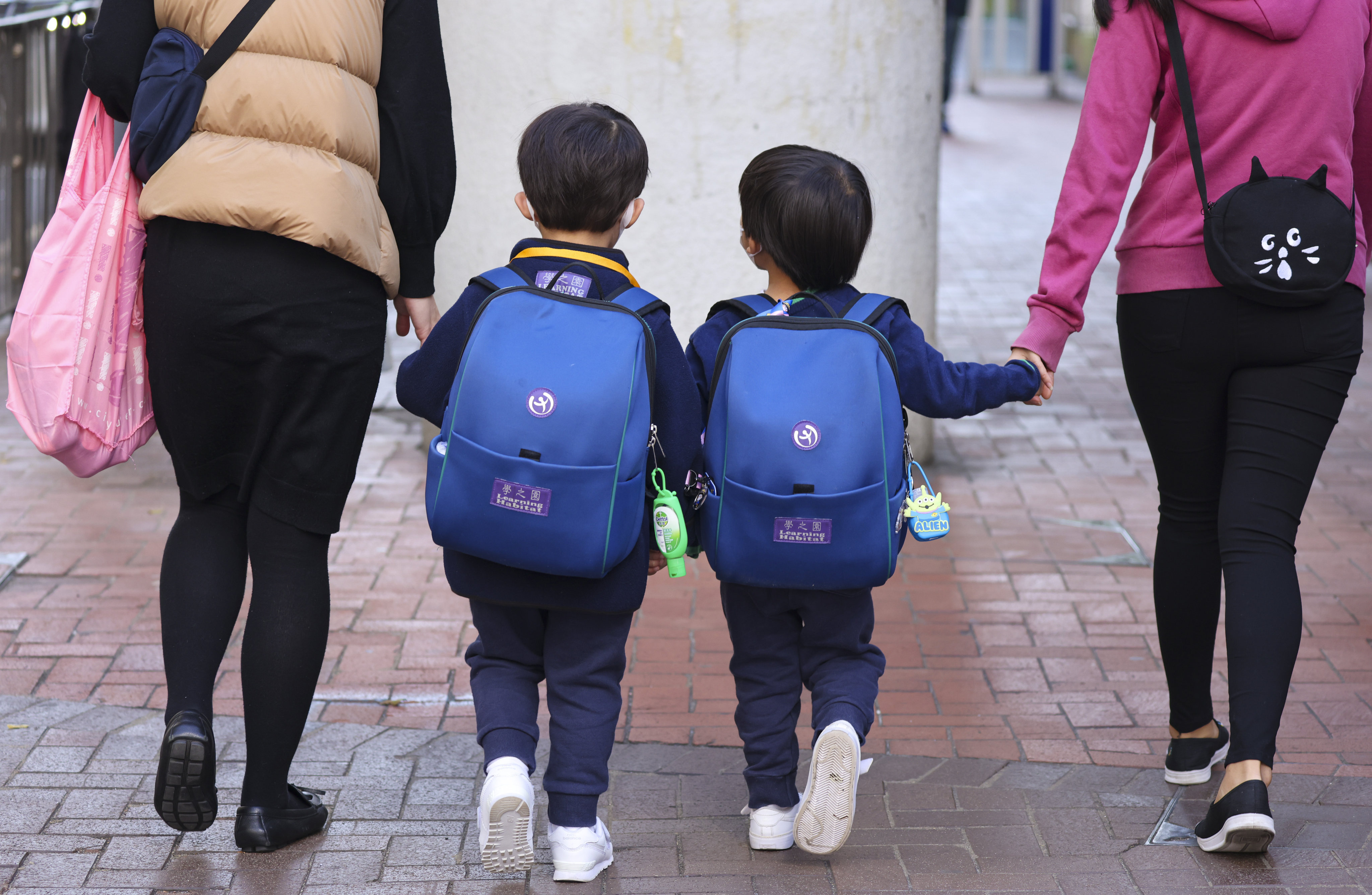 Hong Kong leader Carrie Lam on Wednesday urged parents to get their children vaccinated so full-day, in-person classes could resume. Photo: Nora Tam