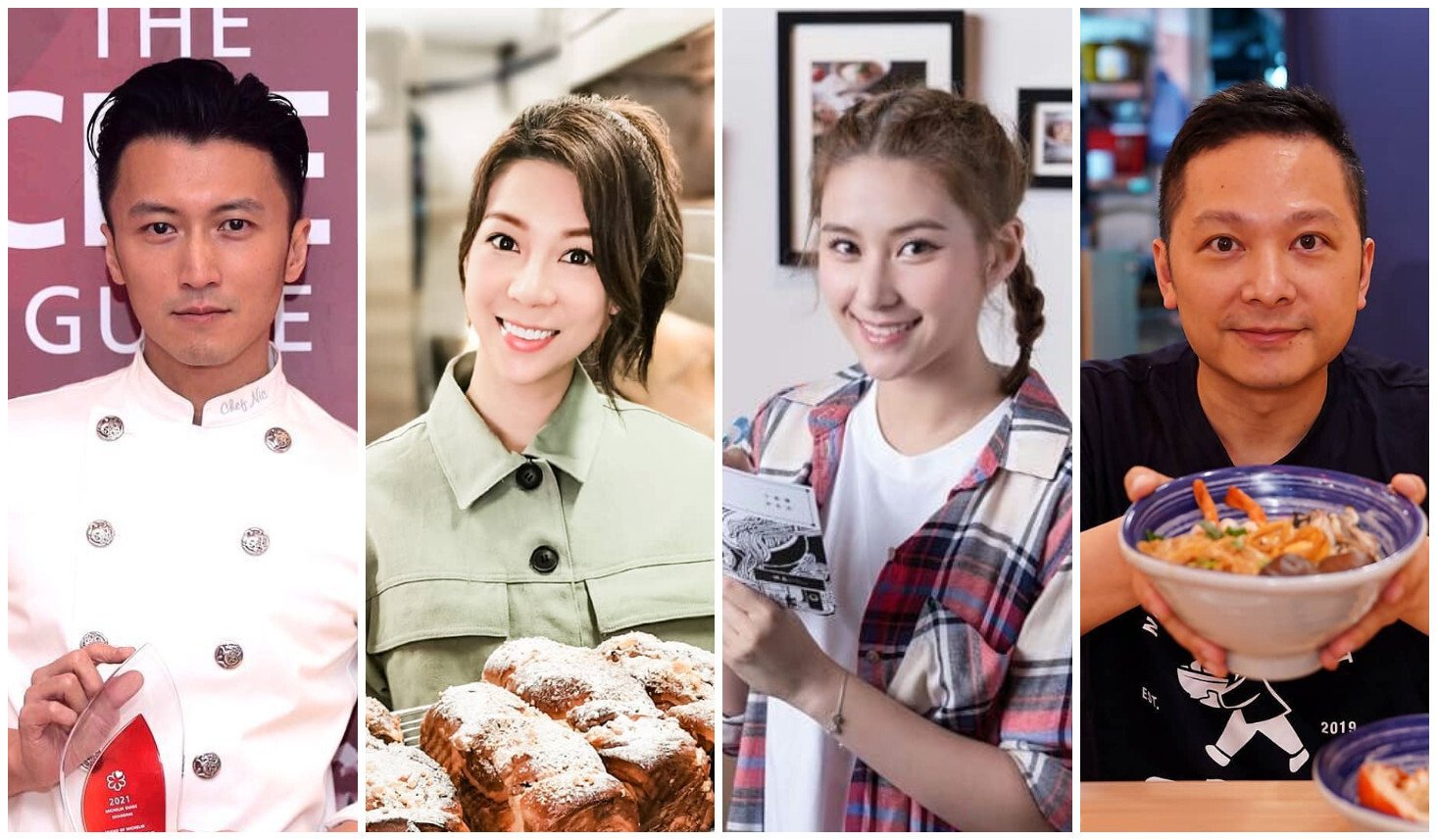 Learn more about these Hong Kong celebrities whose businesses hit the rocks during the pandemic. Photos: @chefnicookies, @icy.wong, @jiuwubeefnoodleshk/, @openrice_hk/Instagram