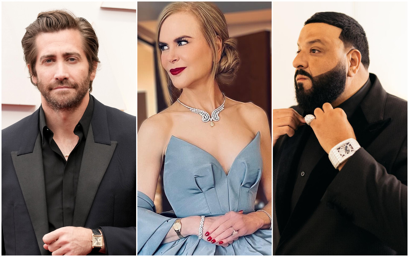 These celebs not only stunned viewers around the world with their outfits, but also with their awe-inspiring timepiece choices. Photos: FilmMagic; @nicolekidman, @djkhaled/Instagram