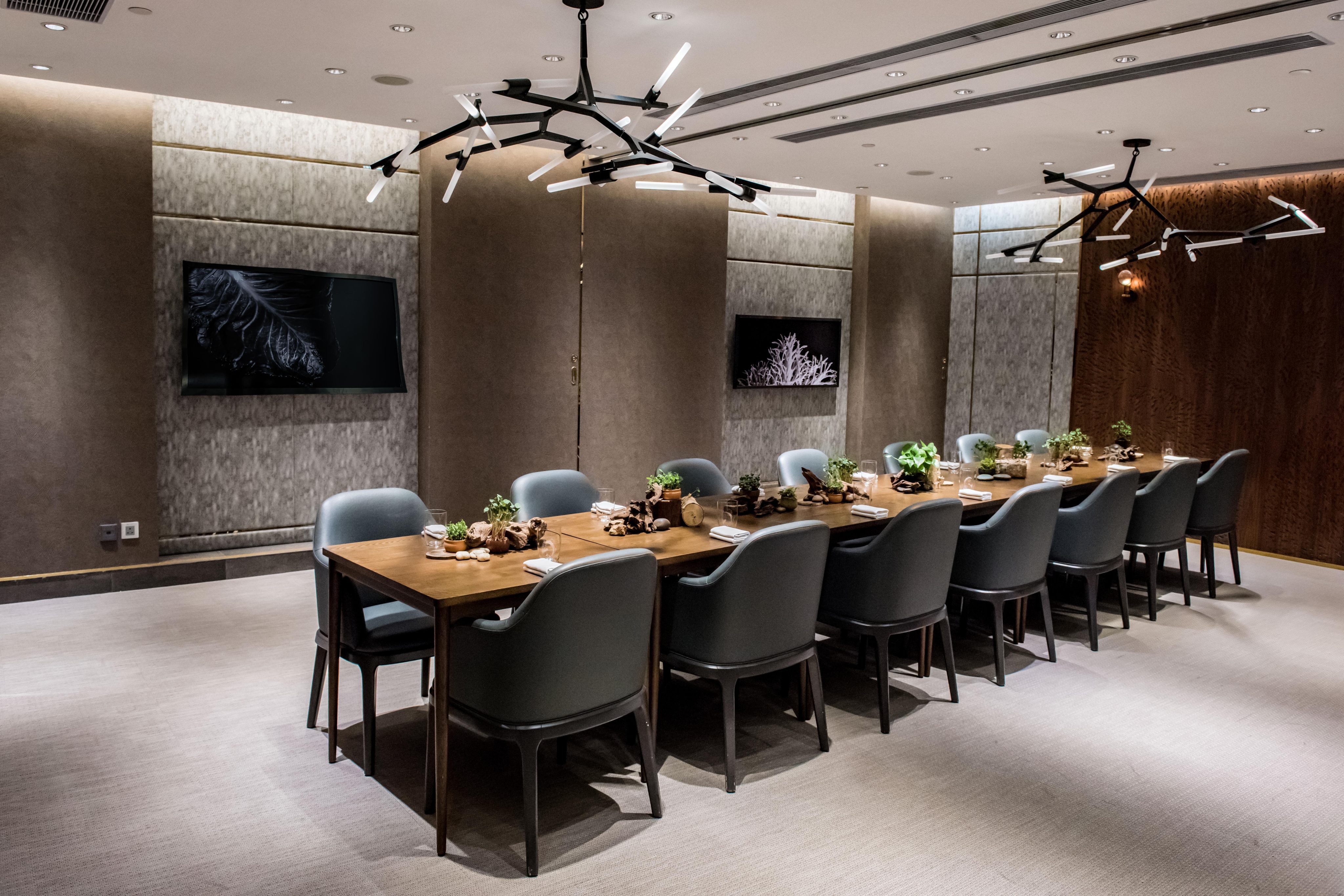 Private dining room at Roganic Hong Kong, Simon Rogan’s local restaurant which has been awarded a Michelin Green Star for sustainability, as well as a regular Michelin star. Photo: Handout