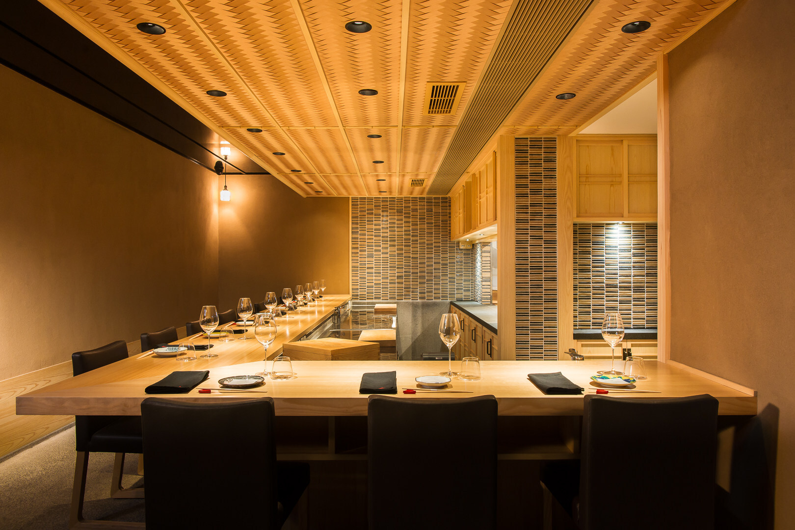 Haku’s interior is typically Japanese but chef Rob Drennan’s food draws on a whole world of influences, including from his previous posting in Portland, Oregon. Photo: Handout