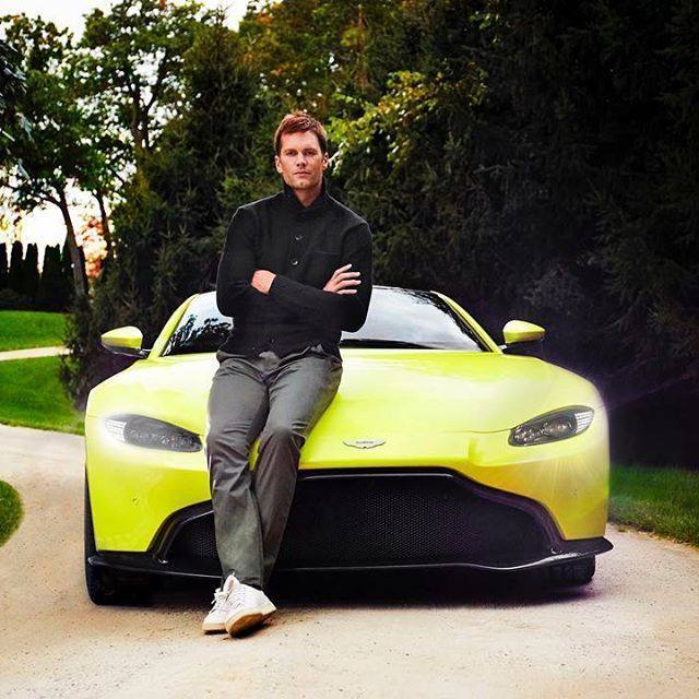 Tom Brady is so into luxury cars that Aston Martin co-designed a limited edition car with him. Photo: @tombrady/Instagram