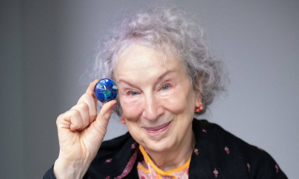 Canadian poet, novelist, literary critic, essayist, teacher, environmental activist, and inventor Margaret Atwood, whose third non-fiction collection, Burning Questions, is out now. Photo: Leonardo Cendamo/Getty Images