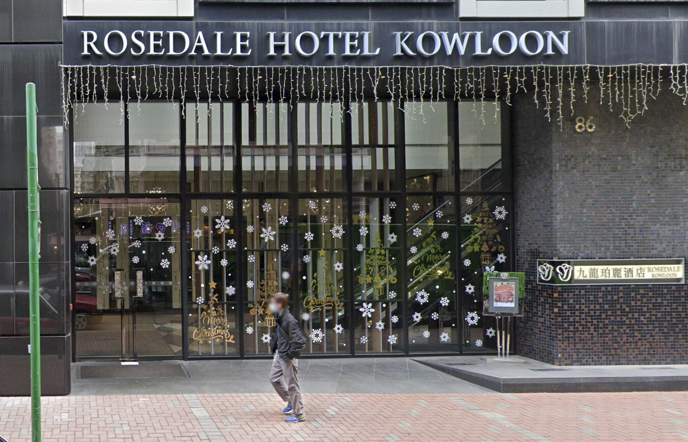 The Rosedale Hotel in Kowloon. The deal values it at HK$12,400 per square foot. Photo: Handout
