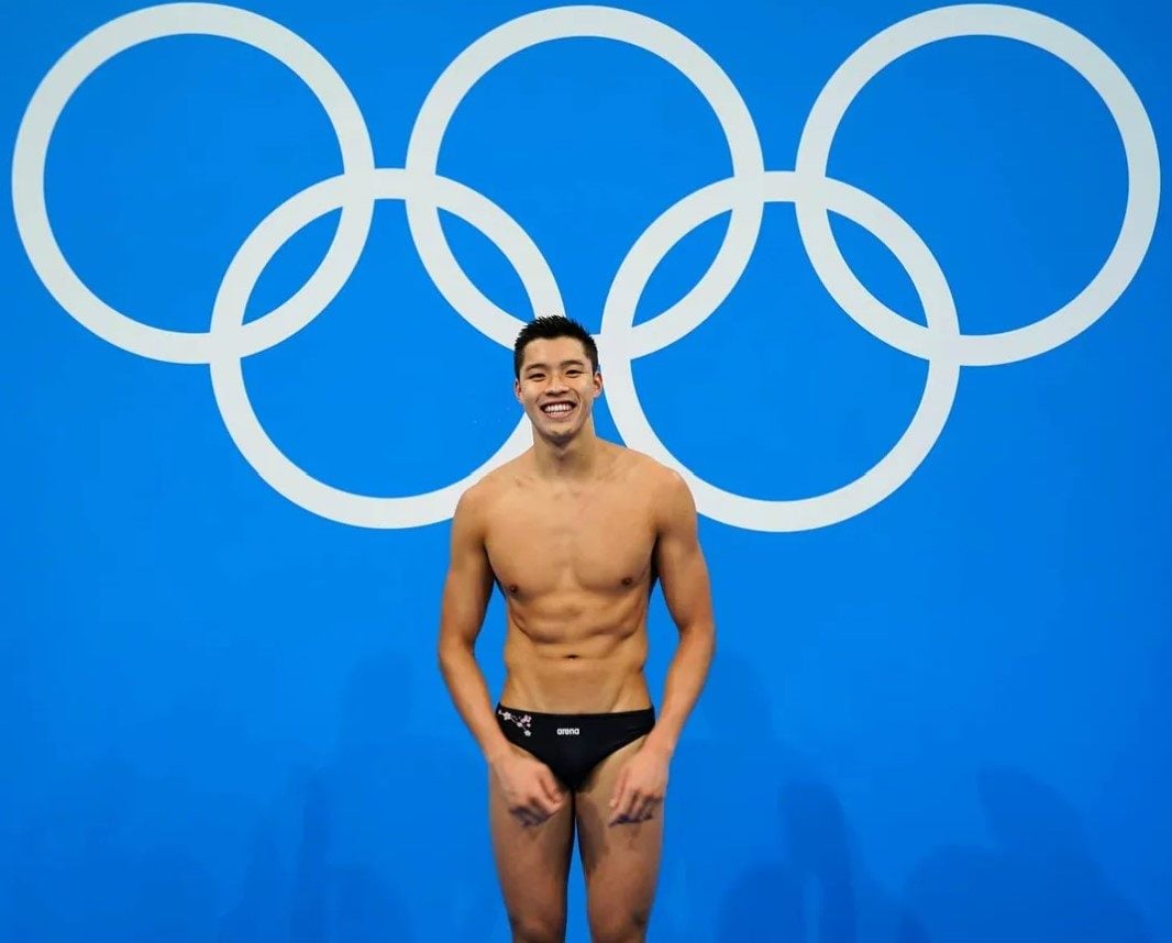 Hong Kong swimmer Ian Ho Yentou after his men’s 50m freestyle qualifier event at the Tokyo Olympic Games at the Tokyo Aquatics Centre, Japan. Photo: Instagram / Ian Ho   