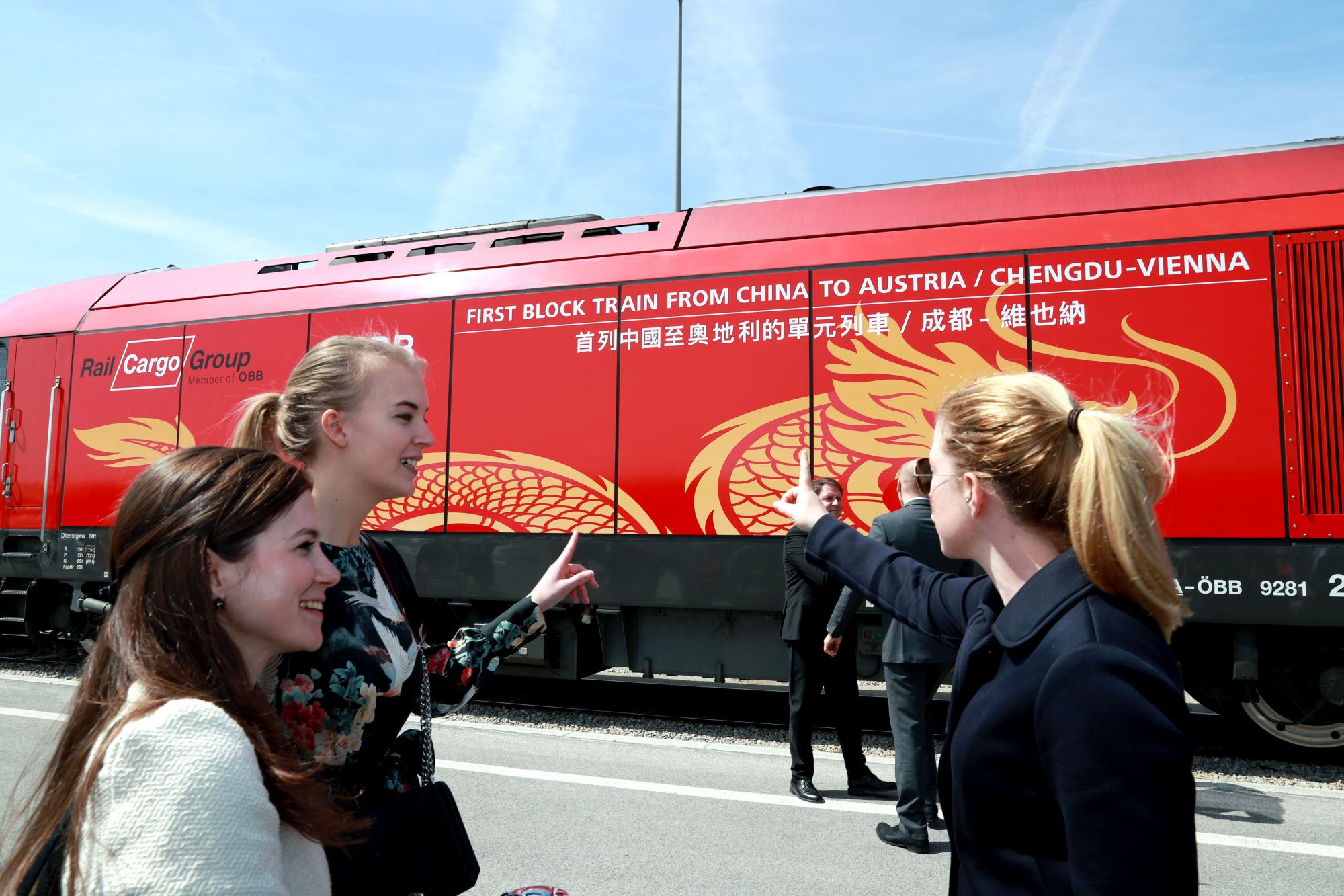 A China-Europe freight train from Chengdu, arriving in Vienna, Austria, in 2018. The Ukraine war has already begun to affect such traffic, as freight companies reroute around Russia, and some companies stop sending goods by rail. Photo: Xinhua A China-Europe freight train from Chengdu, arriving in Vienna, Austria, in 2018. The Ukraine war has already begun to affect such traffic, as freight companies reroute around Russia, and some companies stop sending goods by rail. Photo: Xinhua