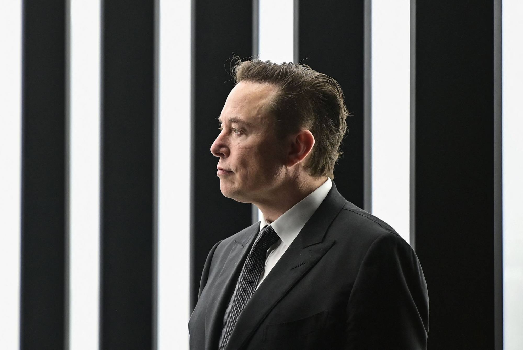 Tesla CEO Elon Musk was a featured guest during Saturday’s programme at the Chinese embassy in Washington. His pre-recorded remarks were played on three large screens. Photo: AFP