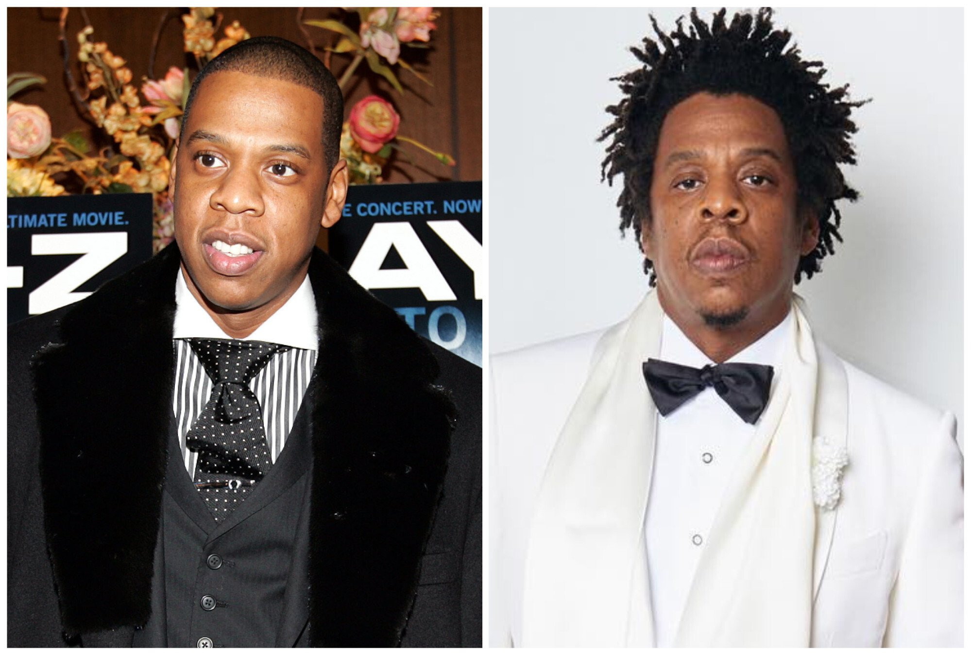 Jay-Z, sau đó và bây giờ.  Ảnh: AFP, @ beyonce / Instagram
