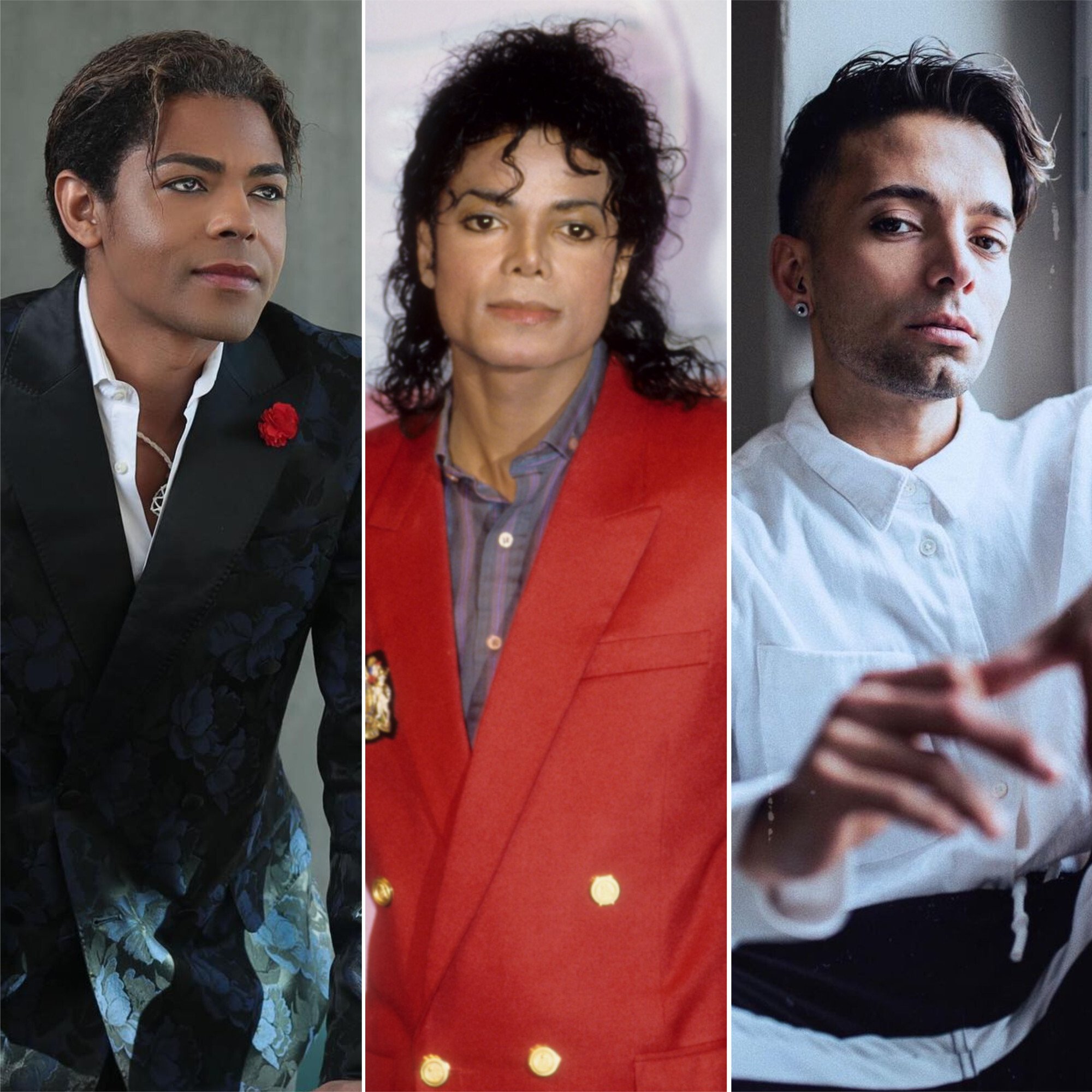 Could Omer Bhatti and B Howard be related to Michael Jackson? Photos: @B. Howard/Facebook, Michael Ochs Archive/Getty, @kidslife/Instagram
