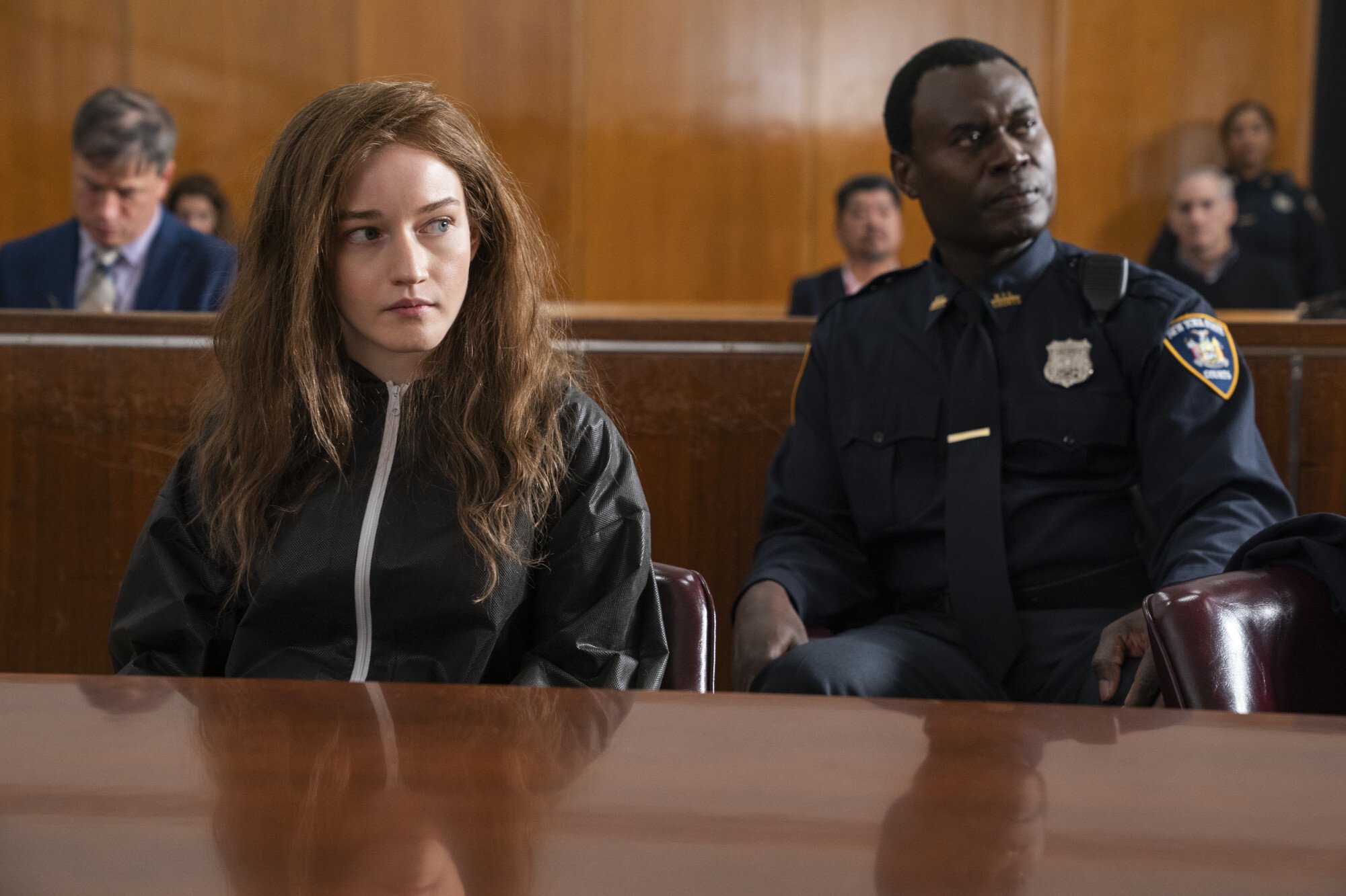 Actress Julia Garner plays Anna Delvey in Netflix series, Inventing Anna. Photo: Netflix