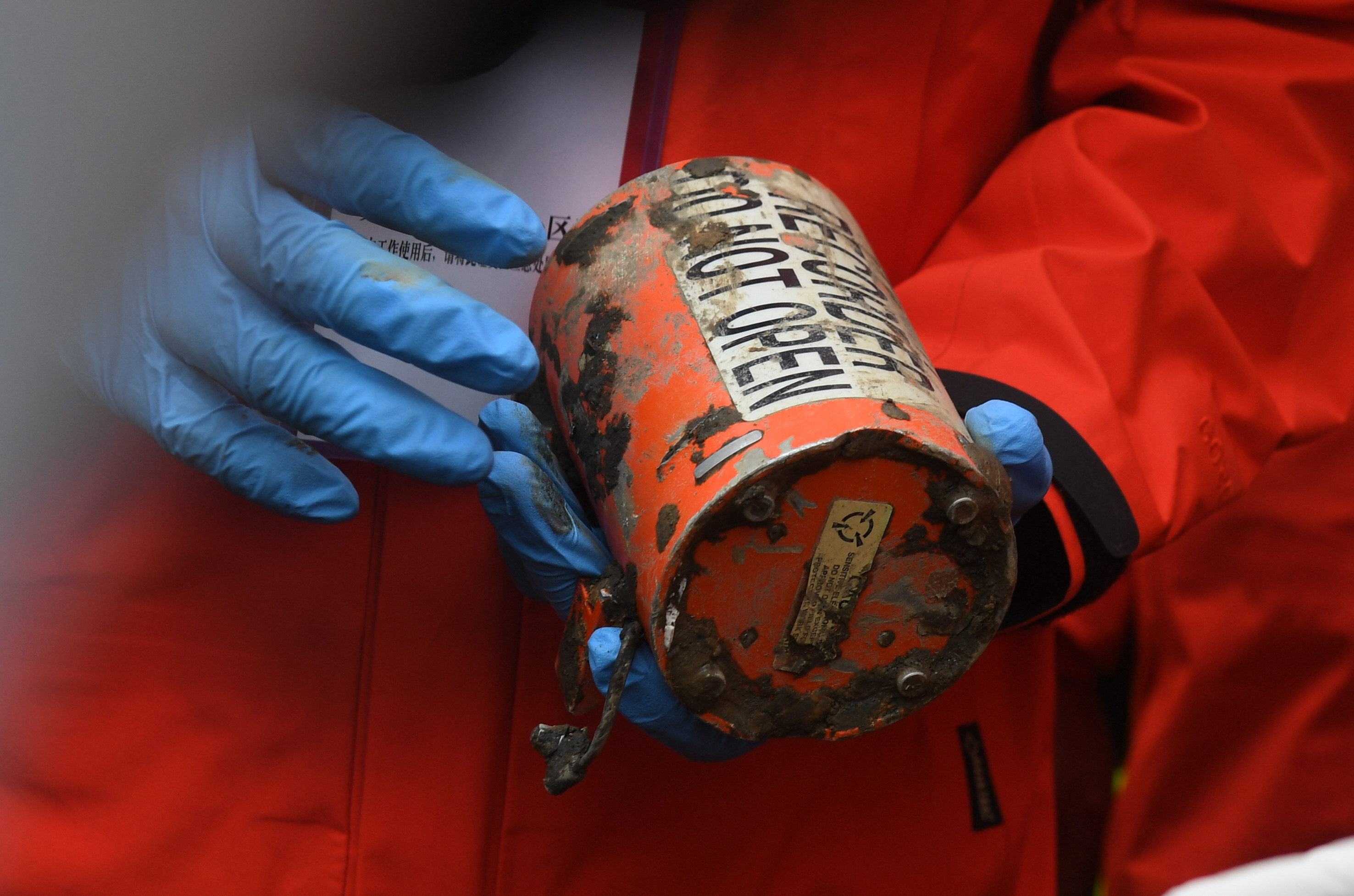 The second black box from the doomed plane is recovered at the crash site in Guangxi Zhuang autonomous region.   Photo: Xinhua 