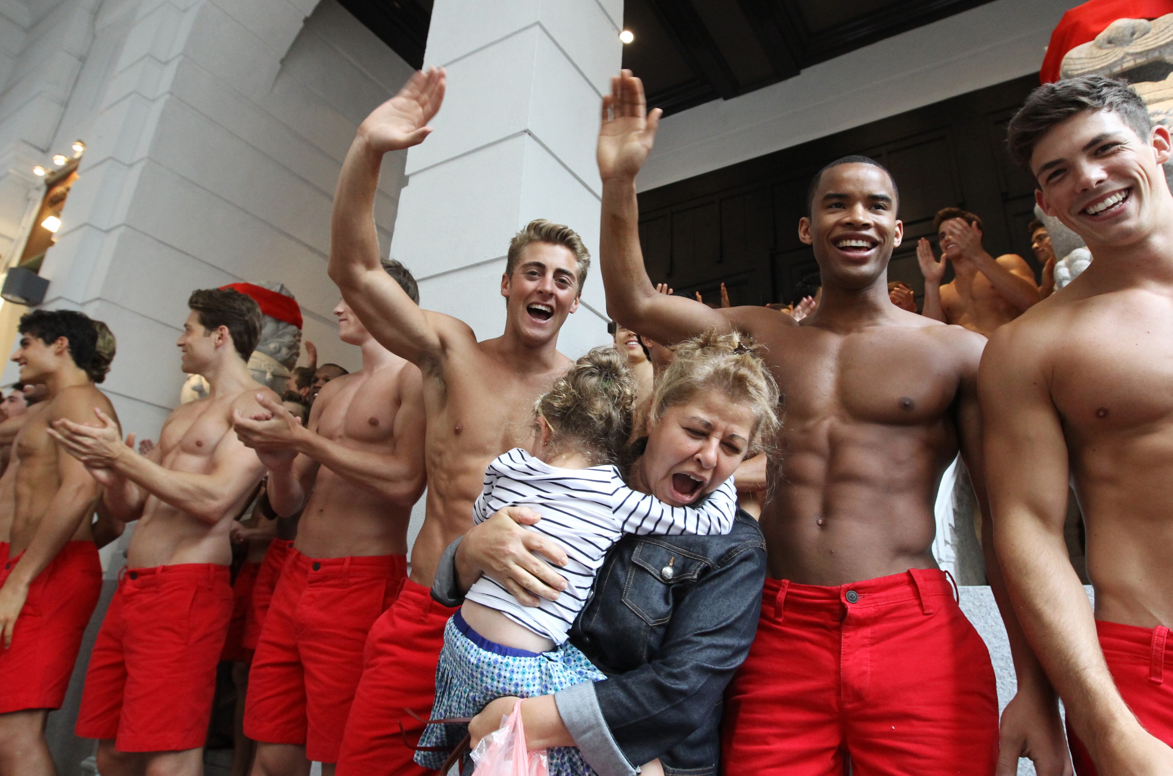 When Abercrombie & Fitch shop opened its first Hong Kong store in 2012, it brought in topless male models to promote it. The label is the subject of a new Netflix documentary. Photo: SCMP