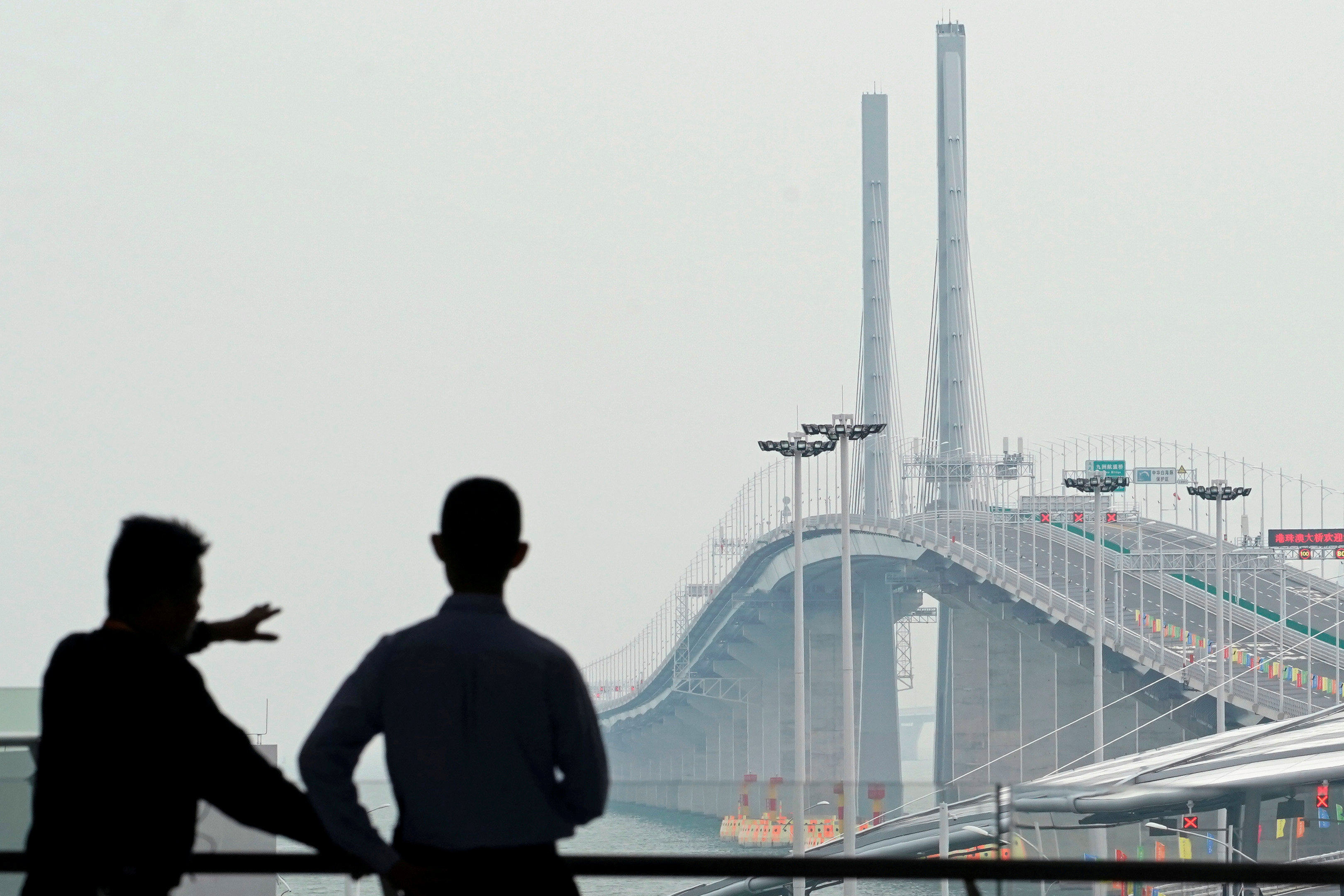 The Hong Kong-Zhuhai-Macau bridge. Photo: Reuters