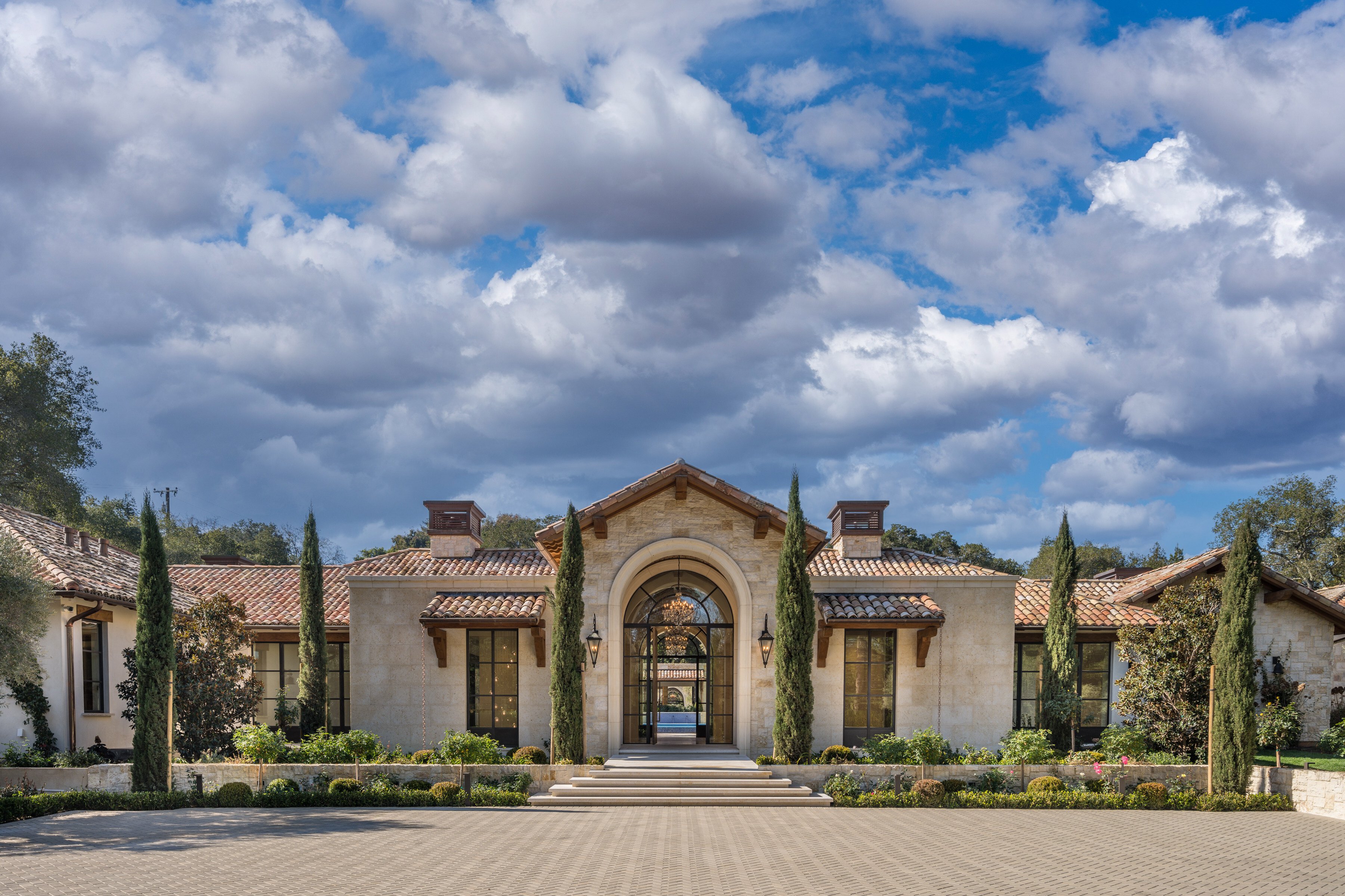 This new home in Woodside, California, styled to look like a Renaissance-era Italian villa and convenient for Silicon Valley, looks set to demolish the record for the most expensive Bay Area residence. Photo: Paul Rollins