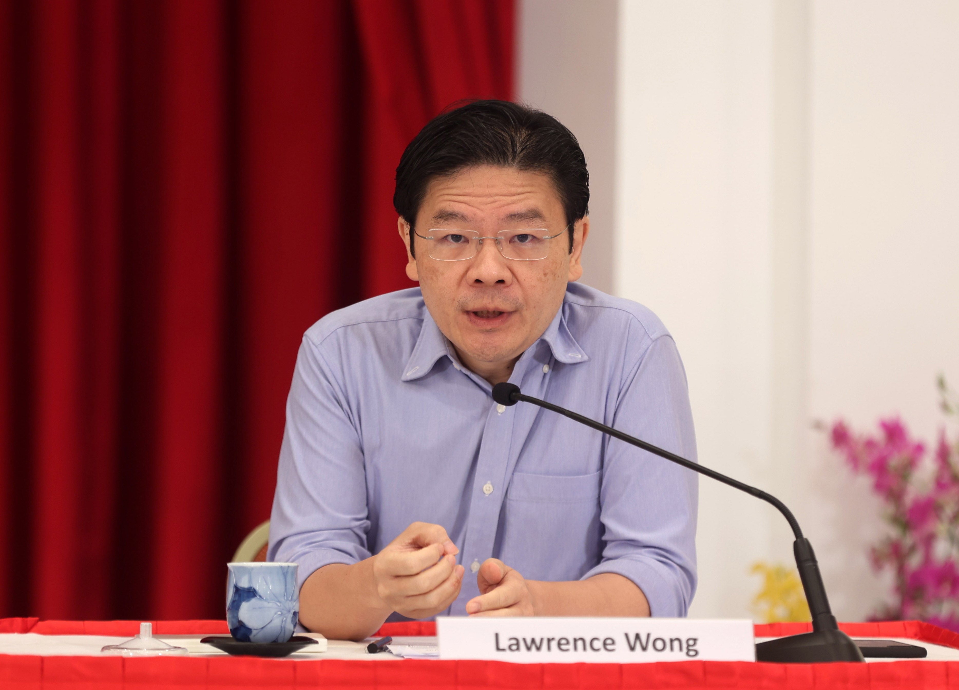 Singapore’s Finance Minister Lawrence Wong was a government scholar.  Photo: EPA-EFE/MCI
