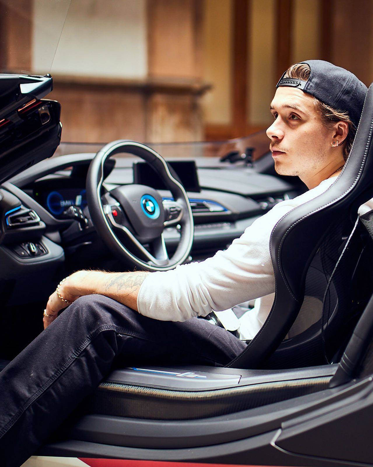 Take a closer look at all the luxurious cars that Brooklyn Beckham has got in his growing collection. Photo: @bmw