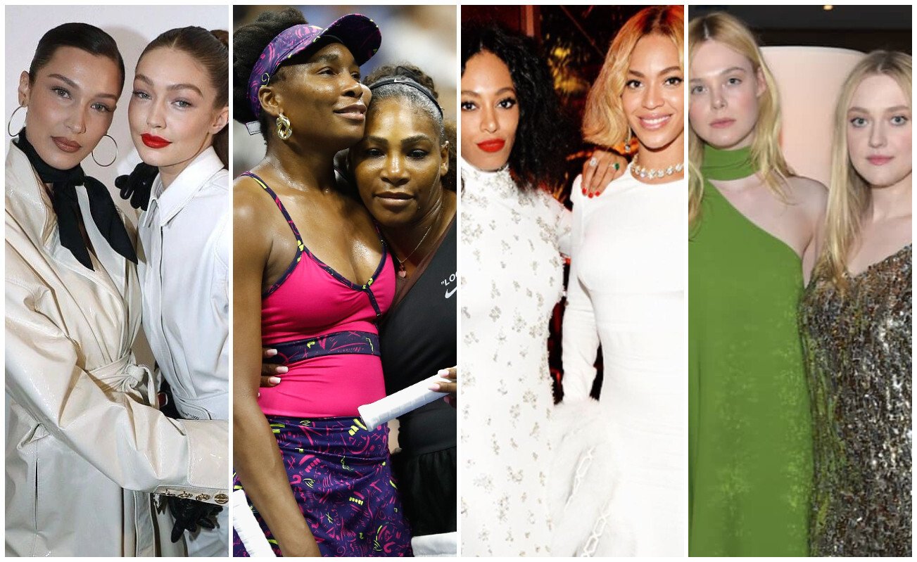 Meet some of the world’s most influential sisters: Beyoncé and Solange, Serena and Venus Williams, Dakota and Elle Fanning, and Gigi and Bella Hadid. Photos: @gigixhdx, @begoodbey, @fanningsisters/Instagram; AFP