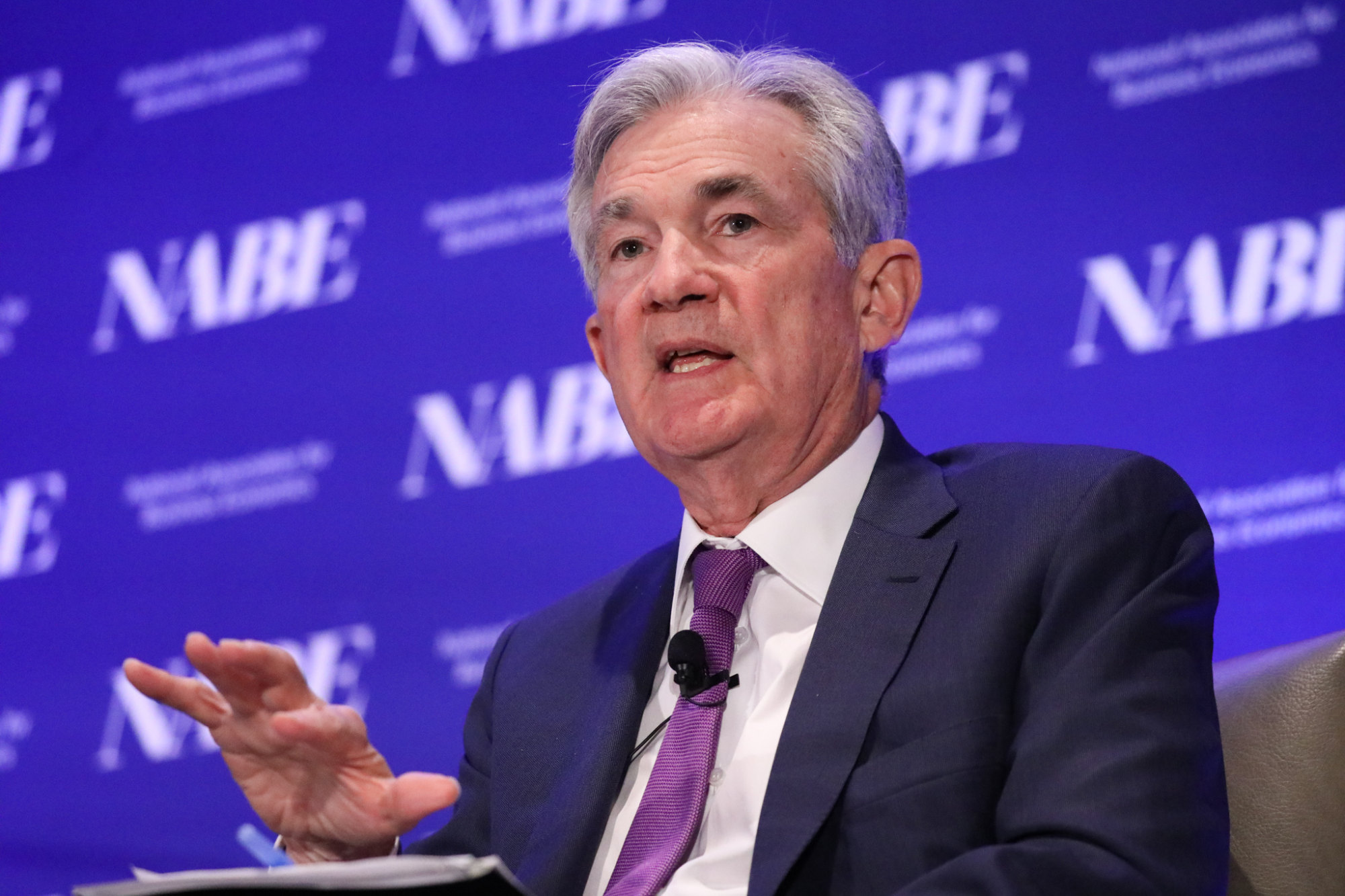 In the days before Federal Reserve chairman Jerome Powell appeared before the press, the acronym FOMC (Federal Open Market Committee) circulated through Discord and CT. Photo: Getty Images