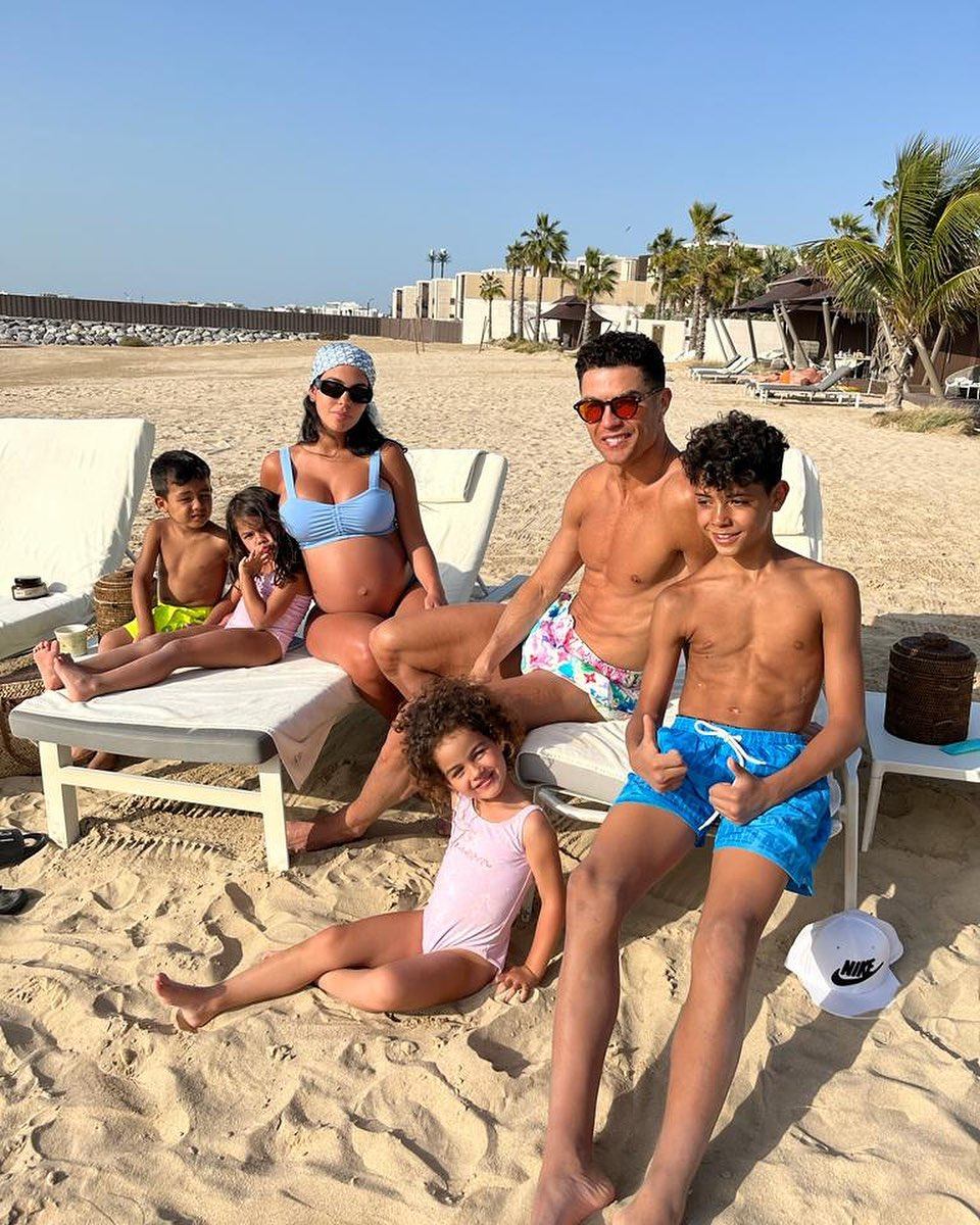 Family man extraordinaire, Cristiano Ronaldo. Photo: @cristiano/Instagram
