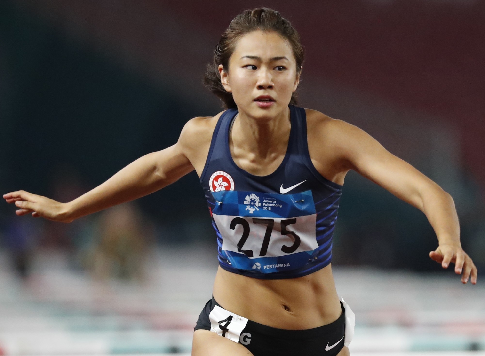 Hurdler Vera Lui is now training in Europe as she attempts to get a second Asian Games medal in Hangzhou later his year. She won a bronze at the 2018 Games in Jakarta. Photo: Reuters 