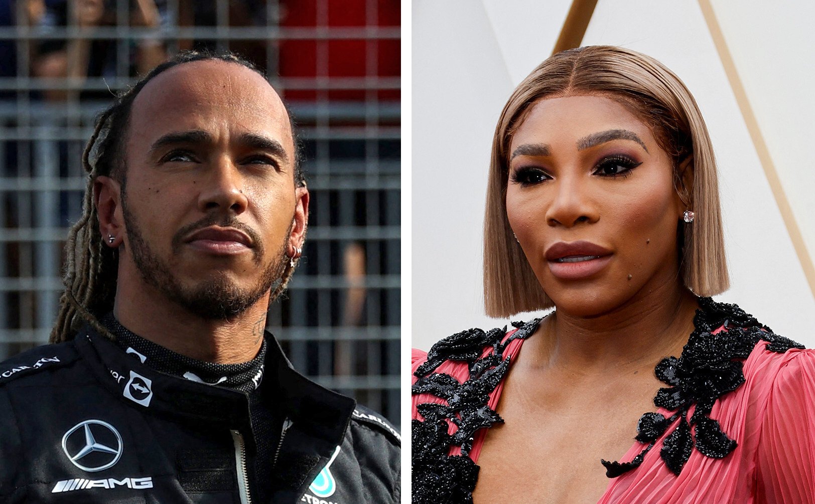 Lewis Hamilton and Serena Williams have each pledged an estimated US$13 million to the Chelsea bid. Photos: Reuters