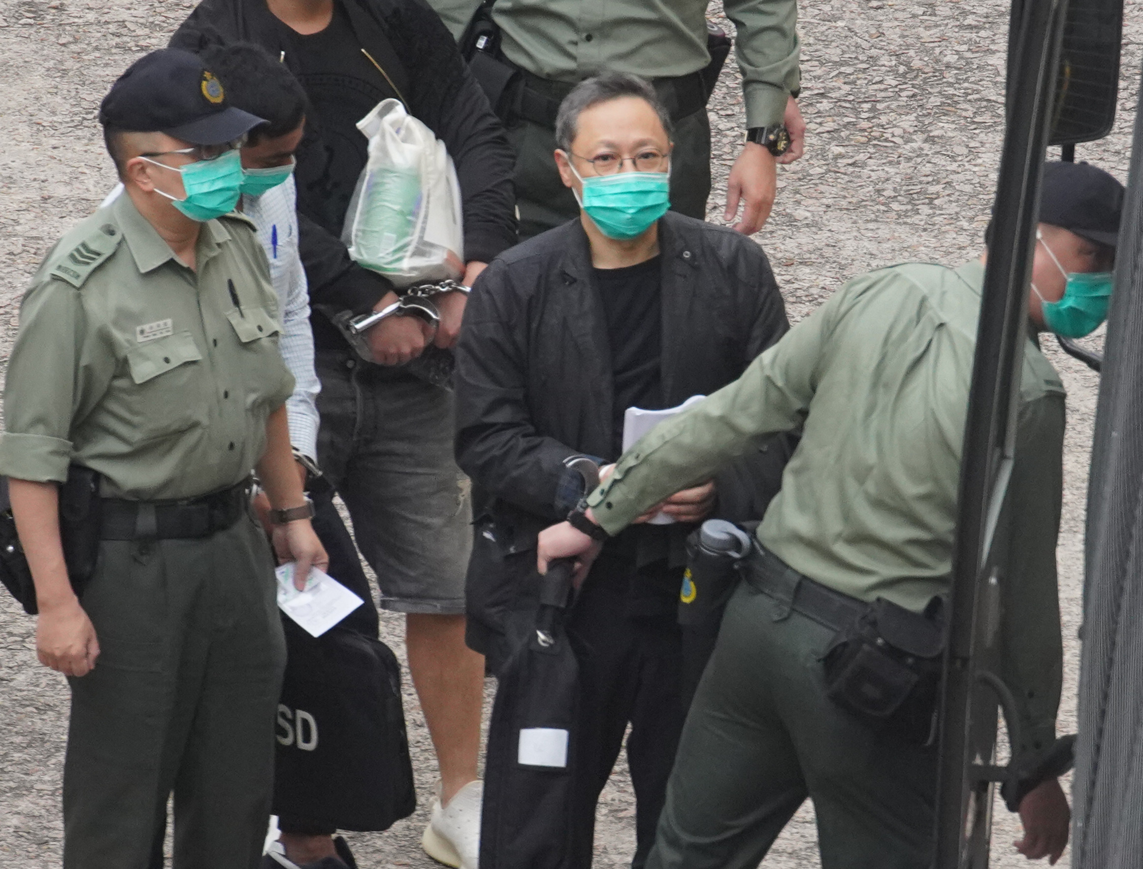 Benny Tai at a detention centre last year. Photo: Winson Wong