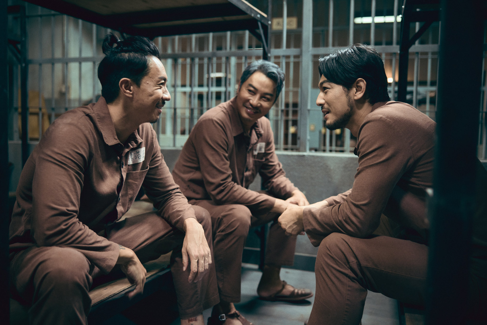 (From left) Louis Cheung, Patrick Tam and Adam Pak in a still from Breakout Brothers 2.