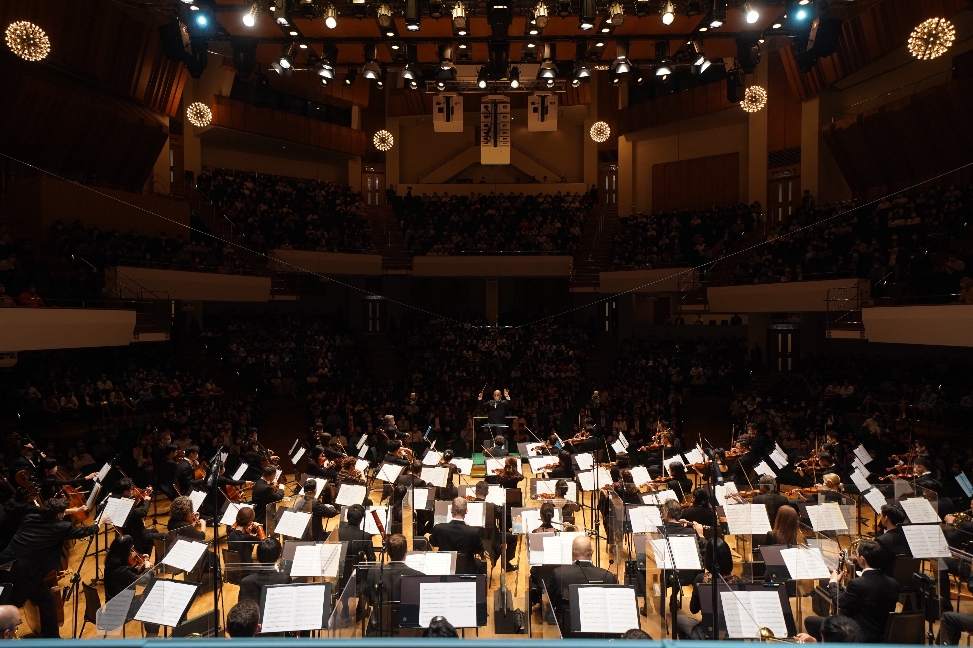 During the Covid-19 pandemic, the Hong Kong Philharmonic Orchestra has faced many challenges due to social-distancing and travel restrictions. Photo: Eric Hong / HK Phil