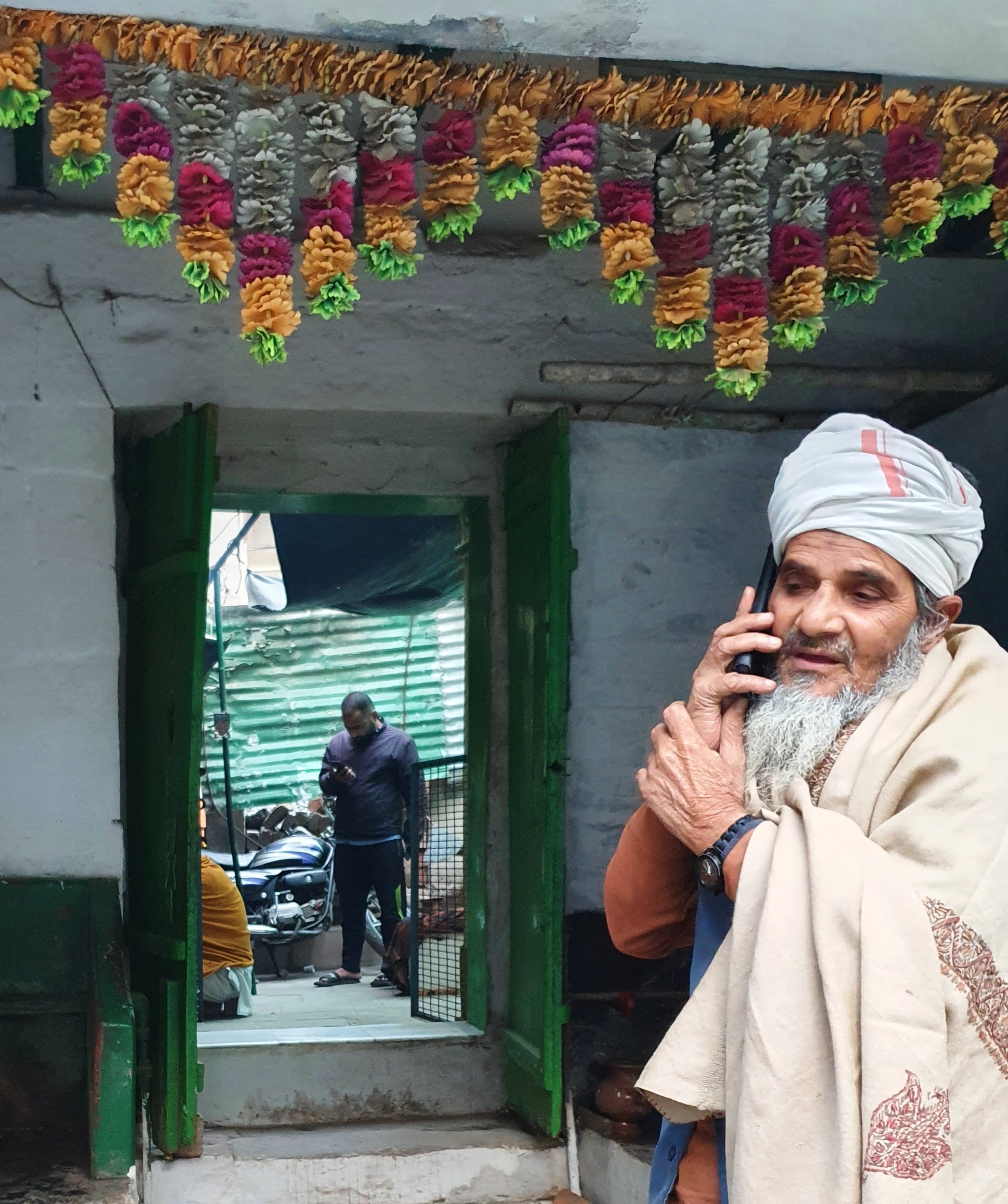 Bechan Baba has been tending to the shrine in Banaras since he was a boy. Photo: Ravi Tripathi