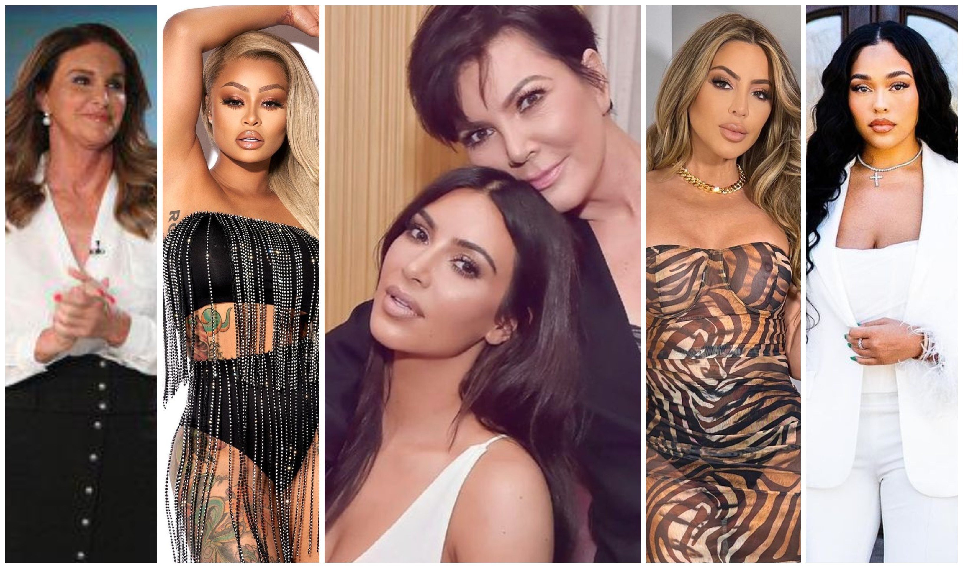 The Kardashians were close with the likes of Larsa Pippen and Blac Chyna, but things turned sour. Photo: @kimkardashian, @blacchyna, @larsapippen, @jordynwoods/Instagram