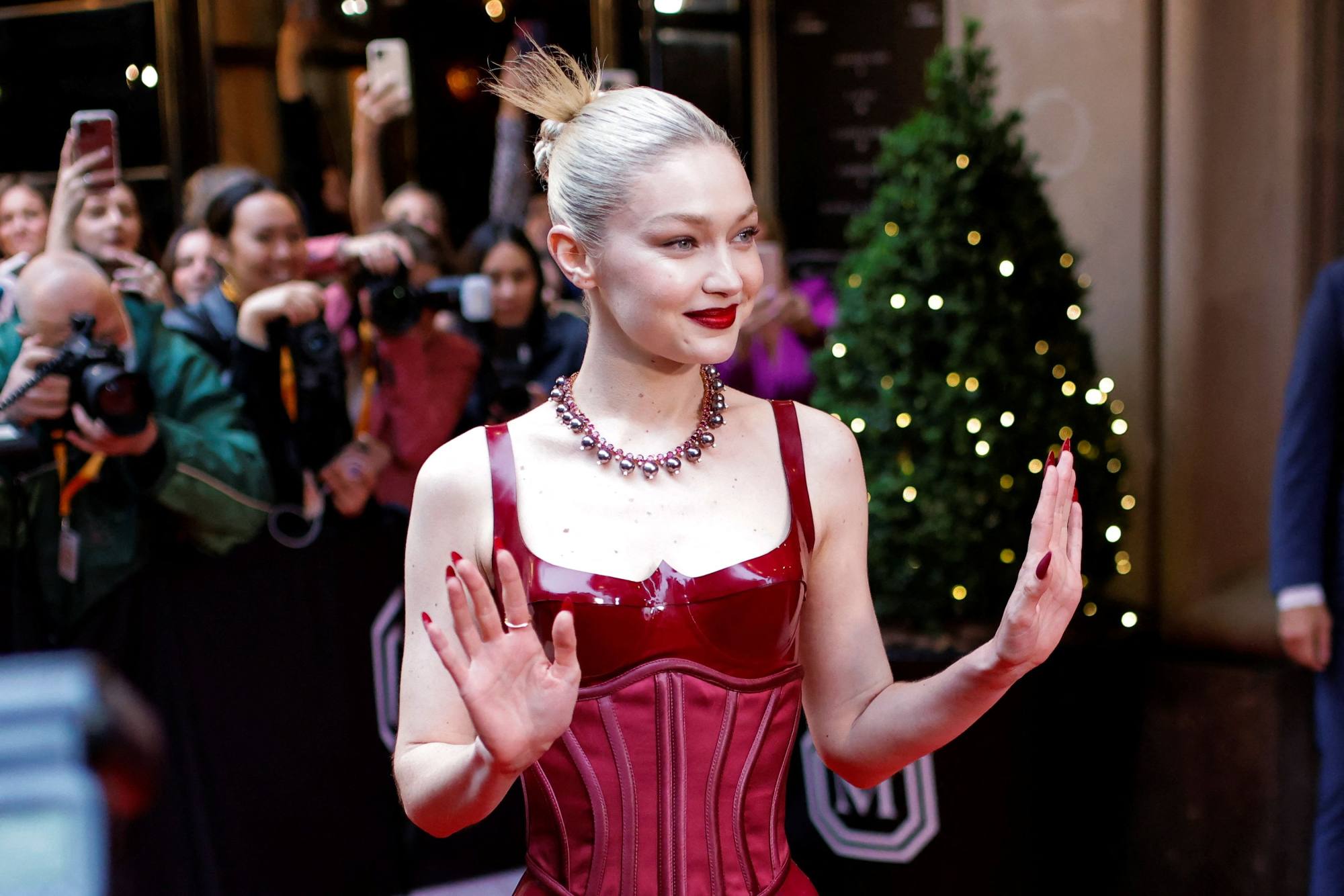 Gigi Hadid’s futuristic-looking ensemble turned heads at the Met Gala 2022, but all eyes were on her jewels too, which were from Chopard’s Haute Joaillerie Collection. Photo: Reuters