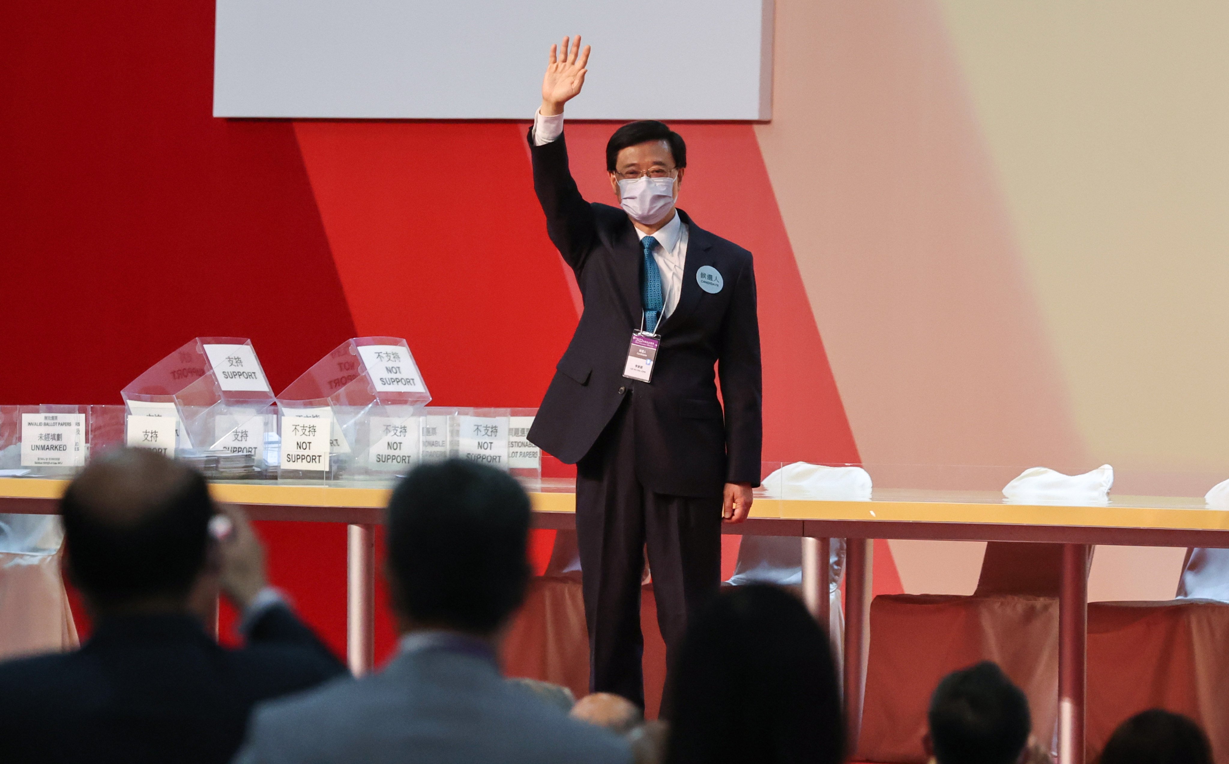 John Lee, Hong Kong’s chief executive-elect. Photo: Felix Wong
