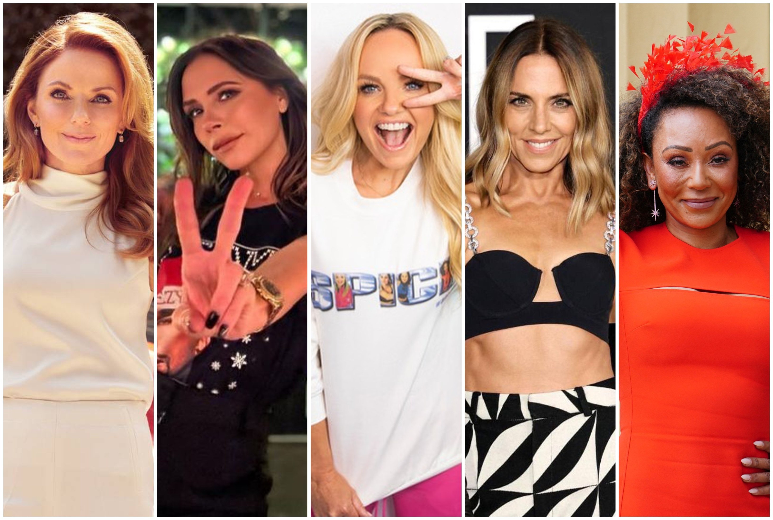 The Spice Girls’ Mel B, Emma Bunton, Victoria Beckham, Melanie C and Geri Horner have all carved successful careers for themselves. Photos: @emmaleebunton, @victoriabeckham, @melaniecmusic/Instagram, Aston Martin, AFP