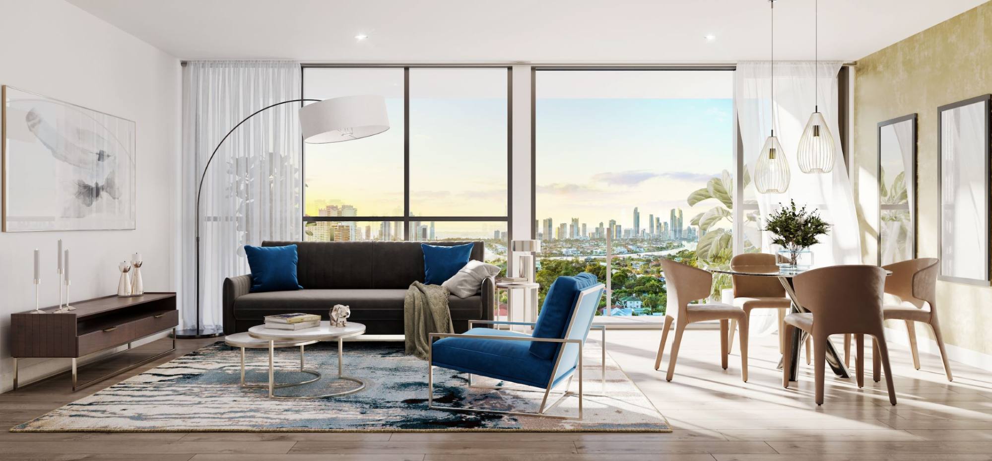 The interior of a Regal Azzura flat. Photo: Regal Azzura