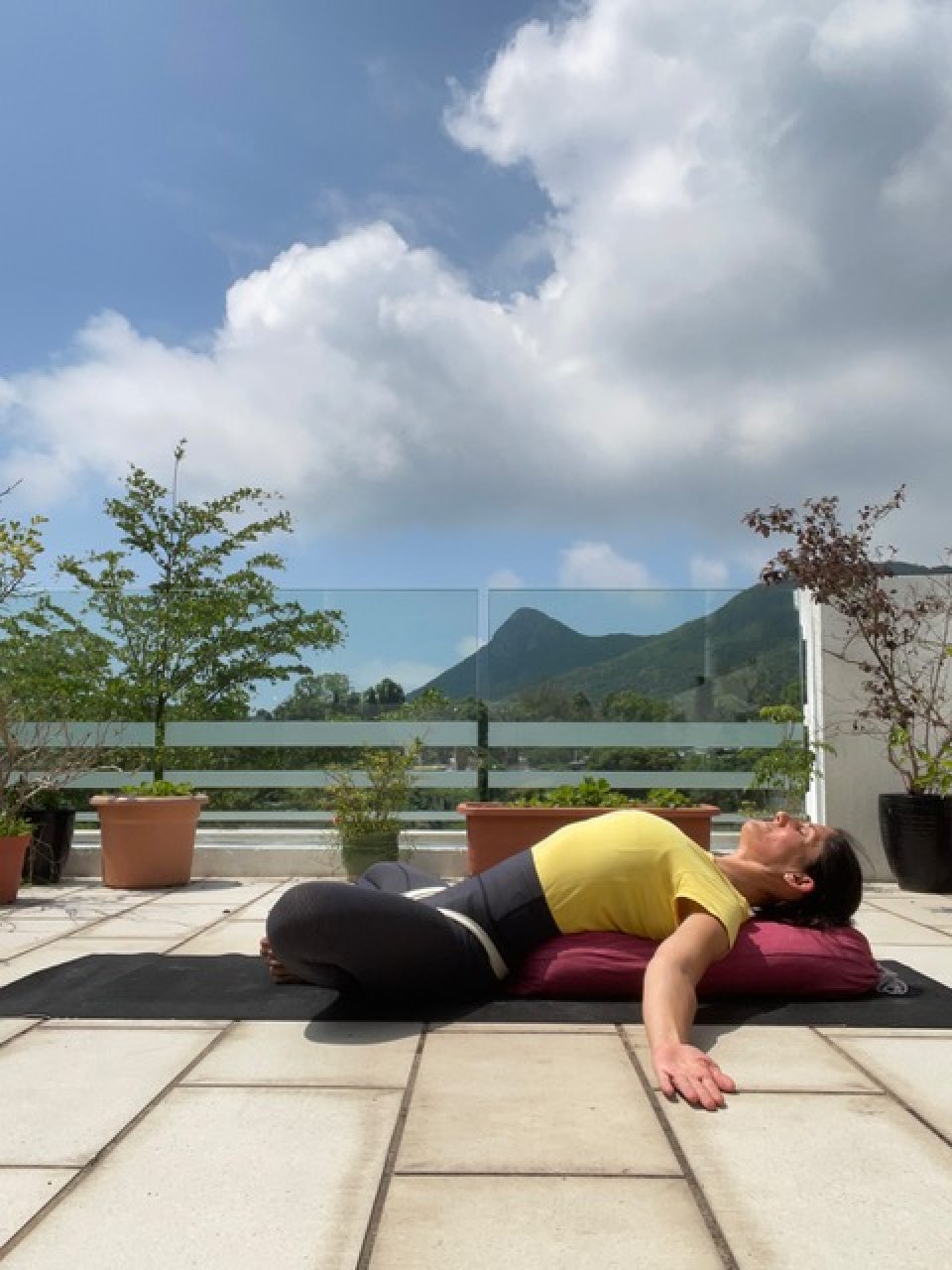 Victoria Fouladi, a teacher with the Iyengar Yoga Centre of Hong Kong, says the purpose of yoga is to quieten and calm the mind.