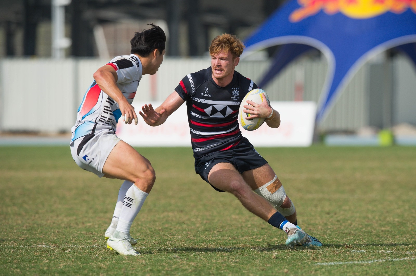 Hong Kong men’s player and Asian Games gold medallists Liam Herbert returns this weekend for the UK Super Sevens Series. Photo: Asia Rugby